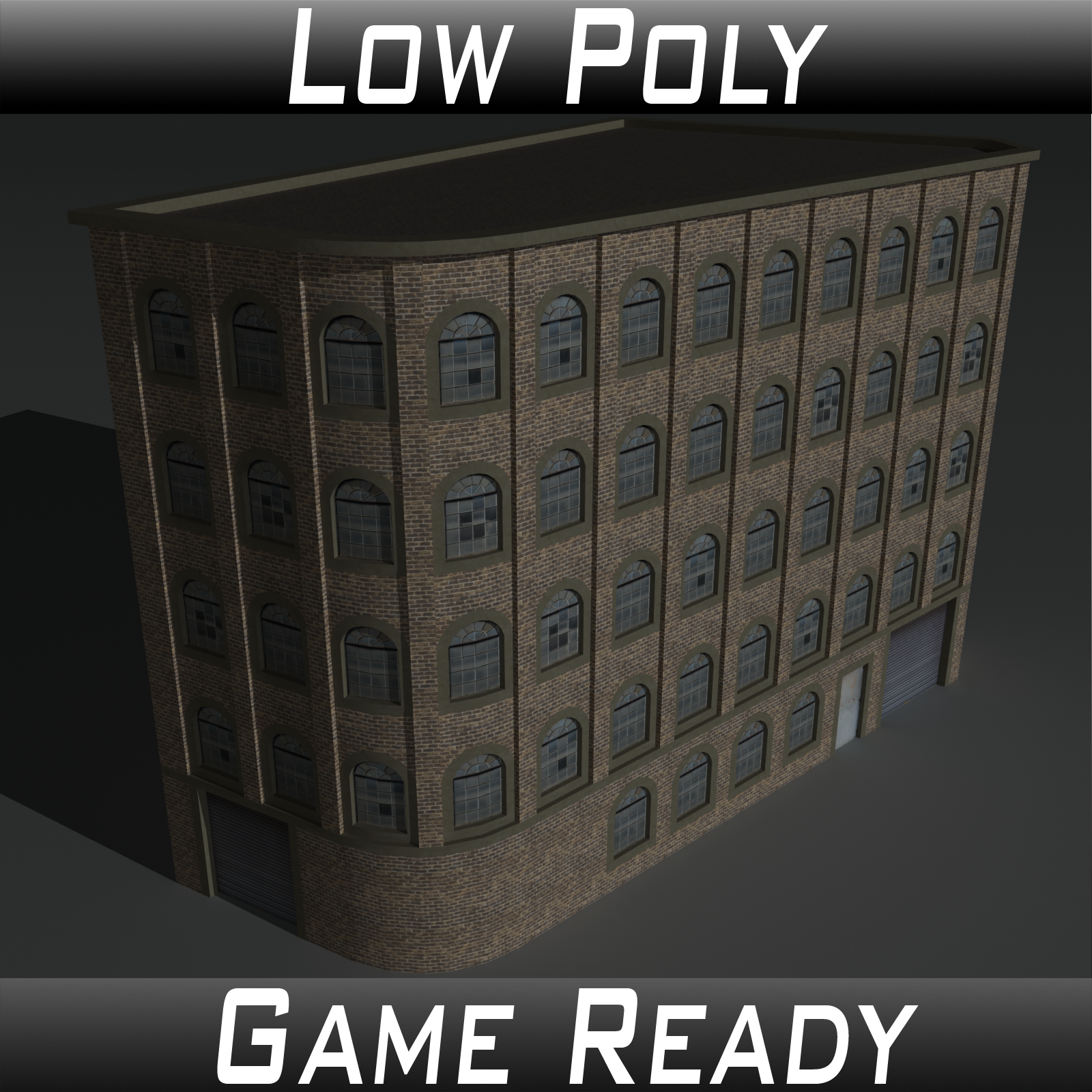 Low Poly Factory Building 5 - Extended Licence by N/A