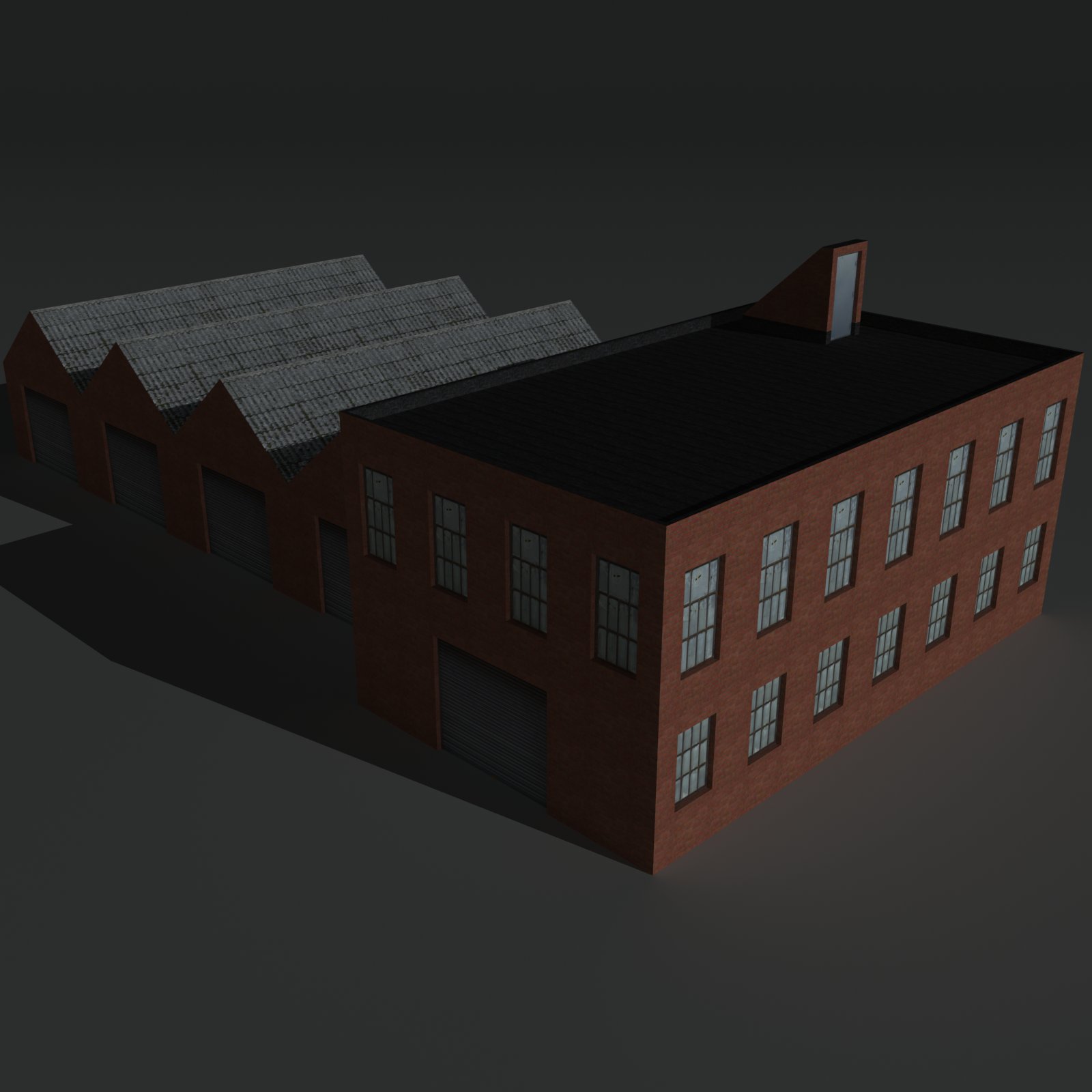 Low Poly Factory Building 8 - Extended Licence by N/A