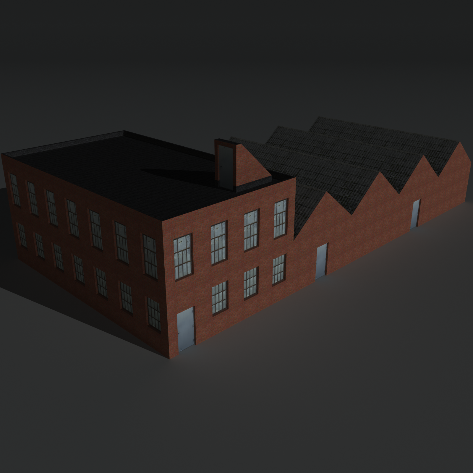 Low Poly Factory Building 8 - Extended Licence by N/A