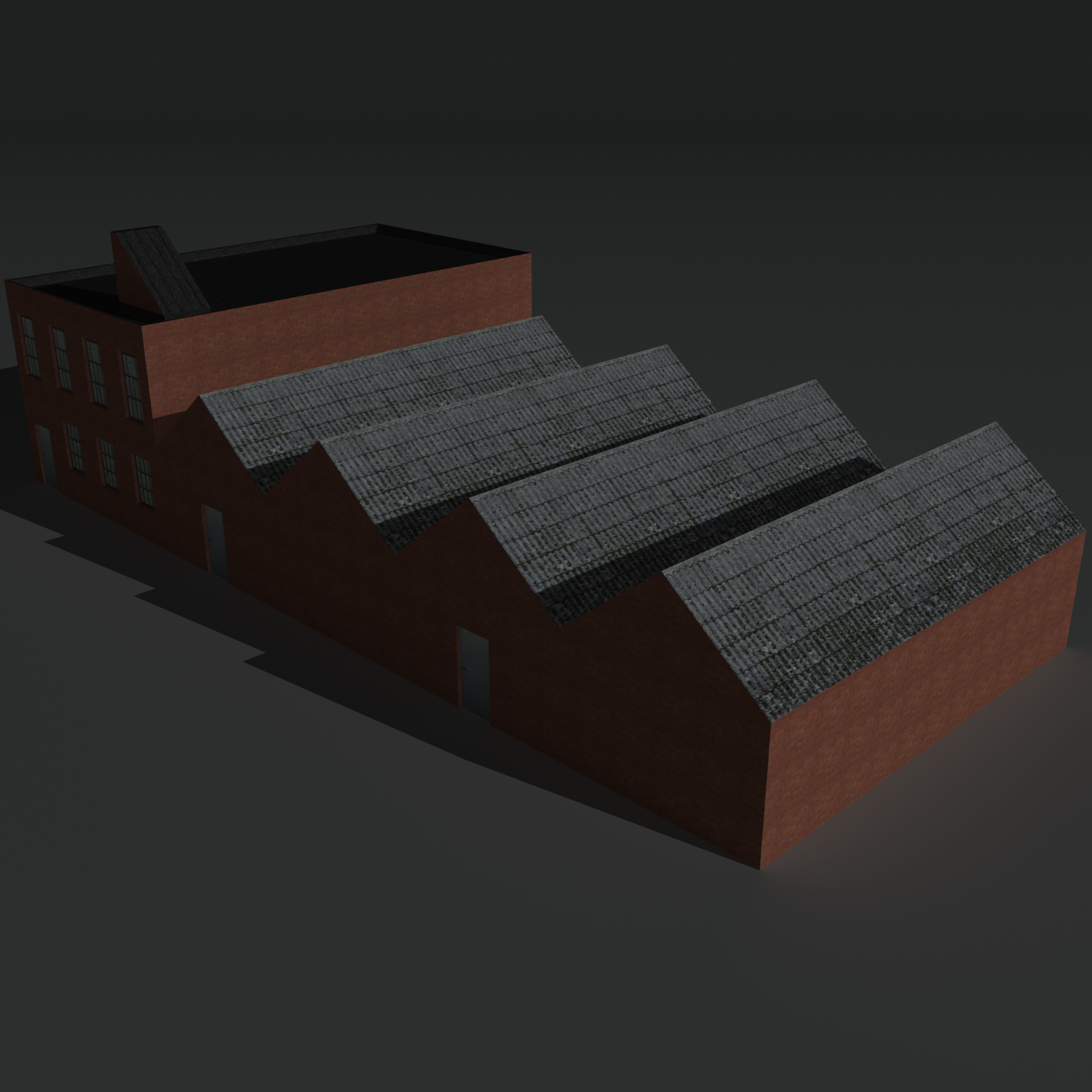 Low Poly Factory Building 8 - Extended Licence by N/A