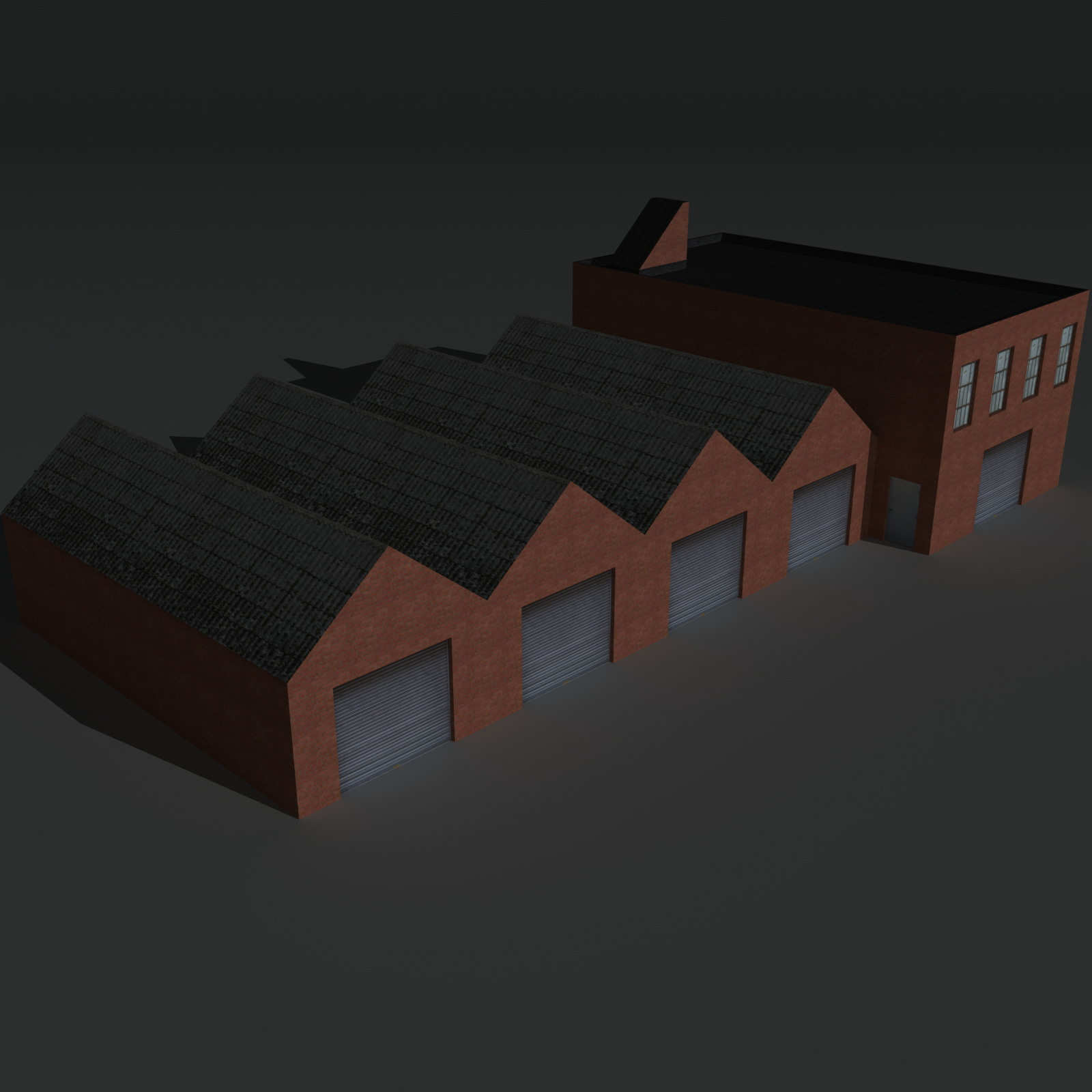 Low Poly Factory Building 8 - Extended Licence by N/A