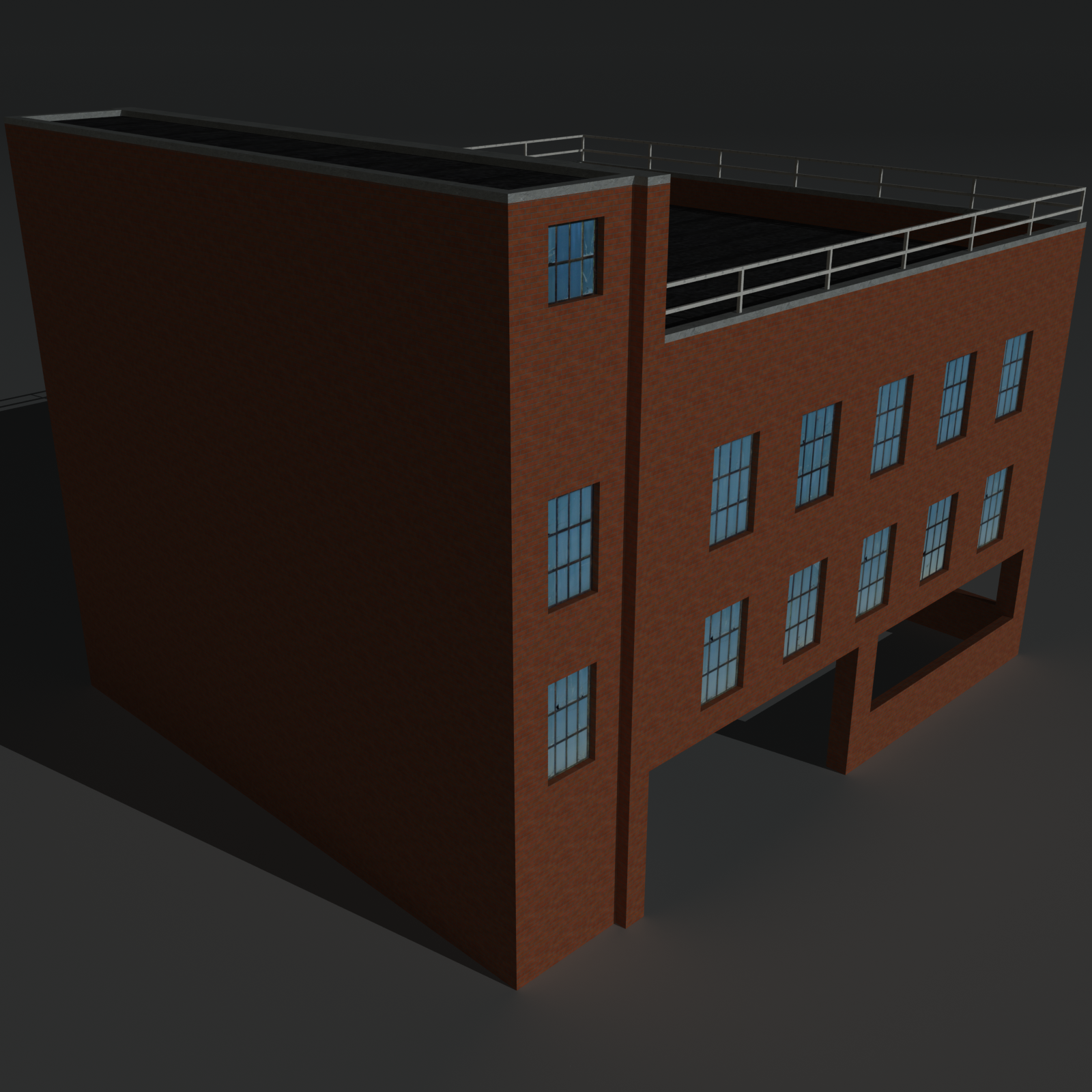 Low Poly Factory Building 10 - Extended Licence by N/A