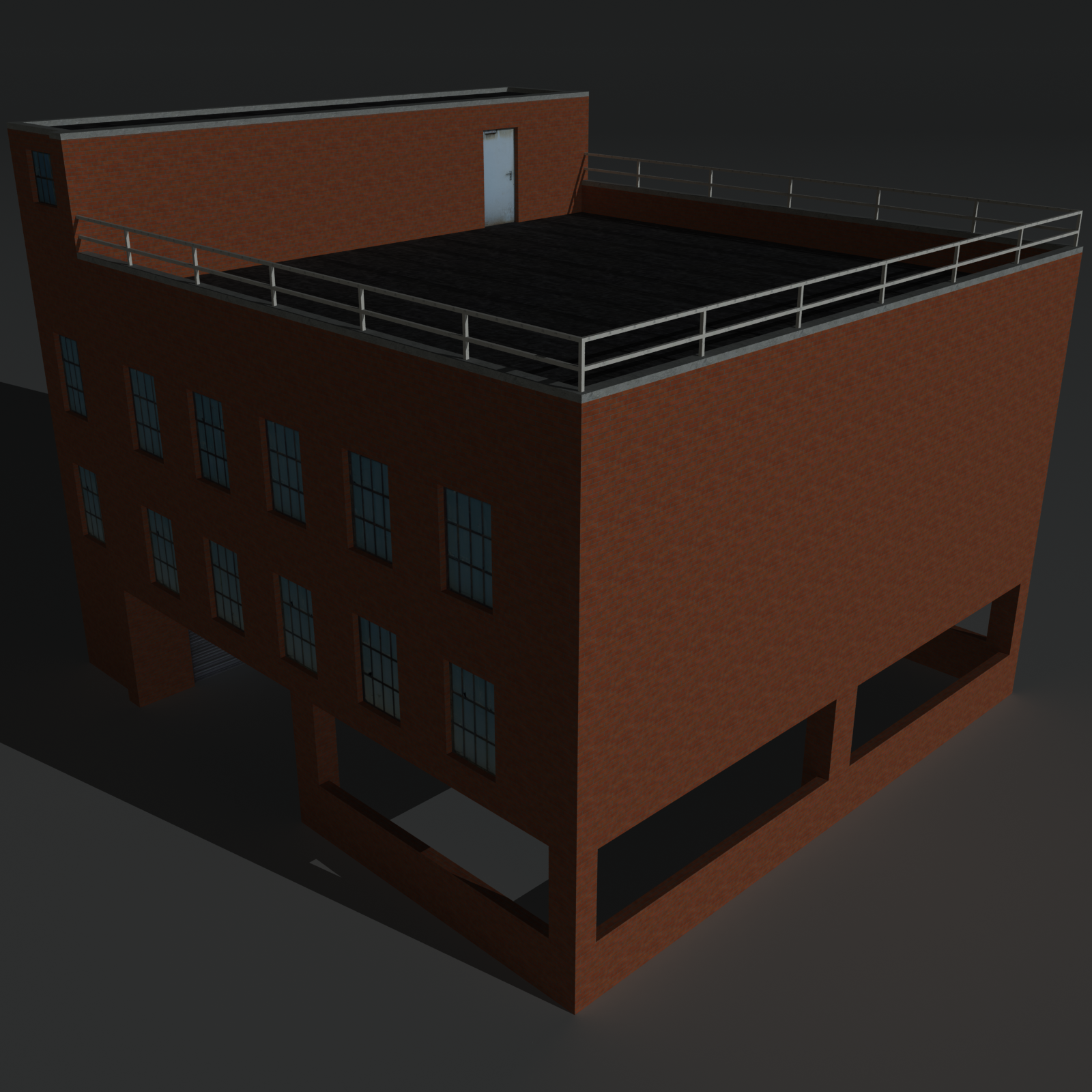 Low Poly Factory Building 10 - Extended Licence by N/A