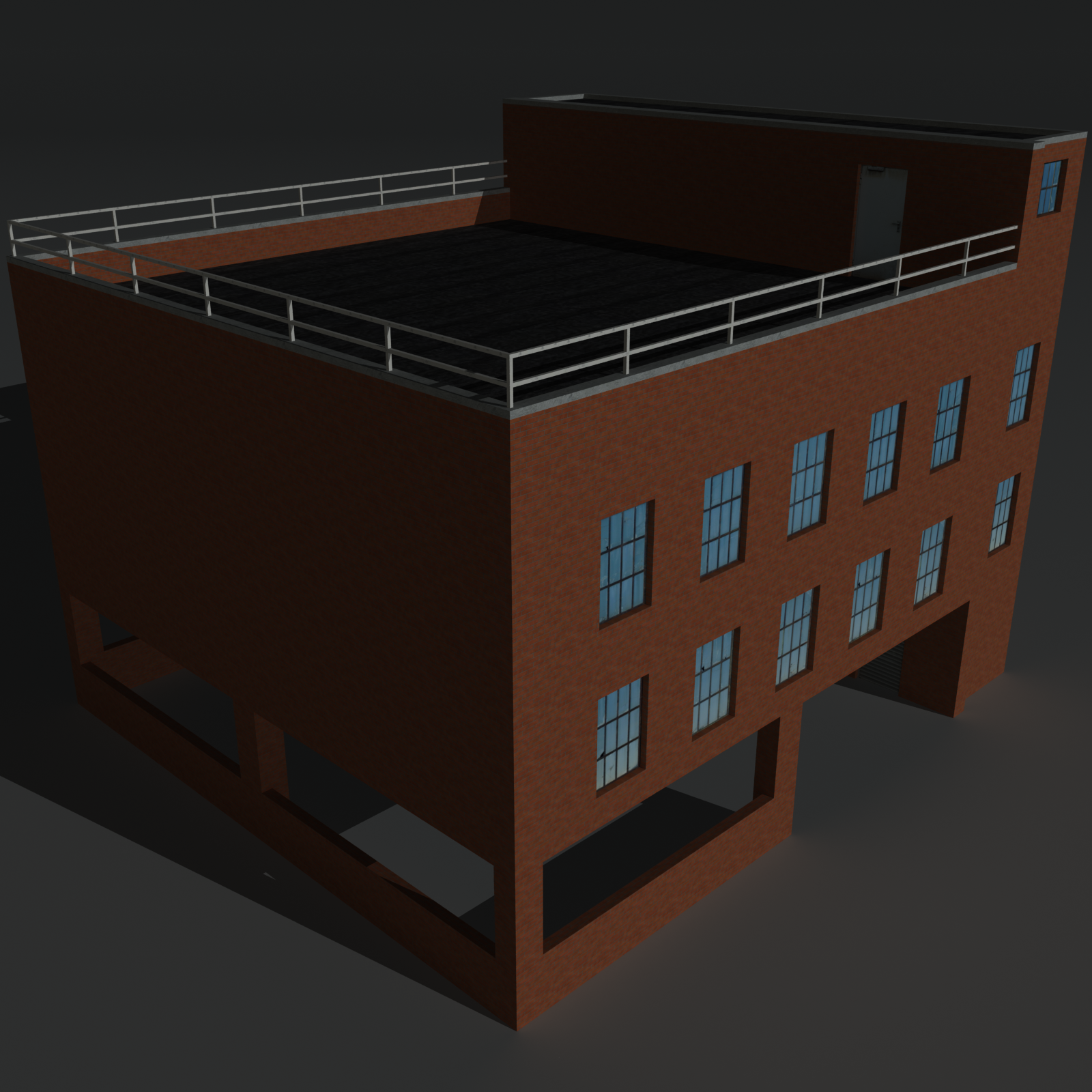 Low Poly Factory Building 10 - Extended Licence by N/A