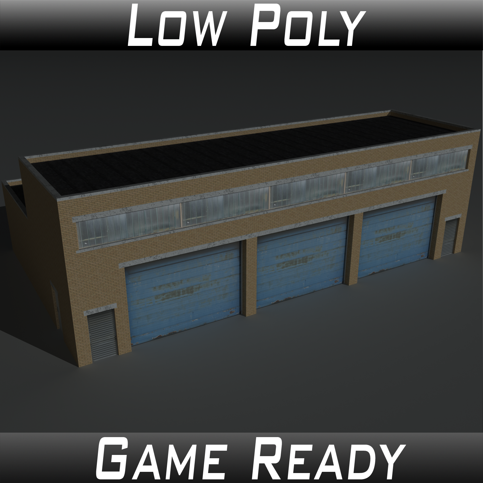 Low Poly Factory Building 11 - Extended Licence by N/A