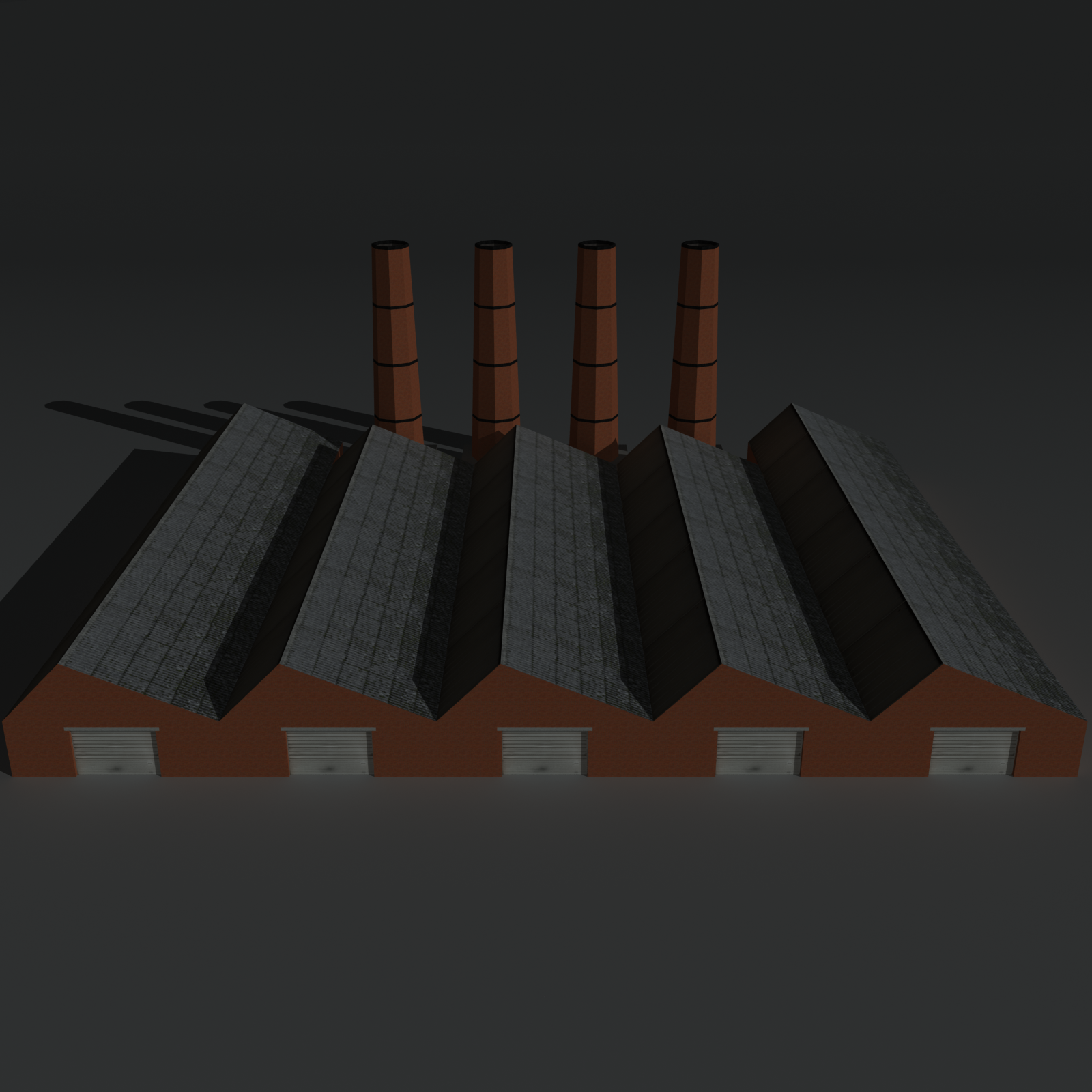 Low Poly Factory Building 14 - Extended Licence by N/A