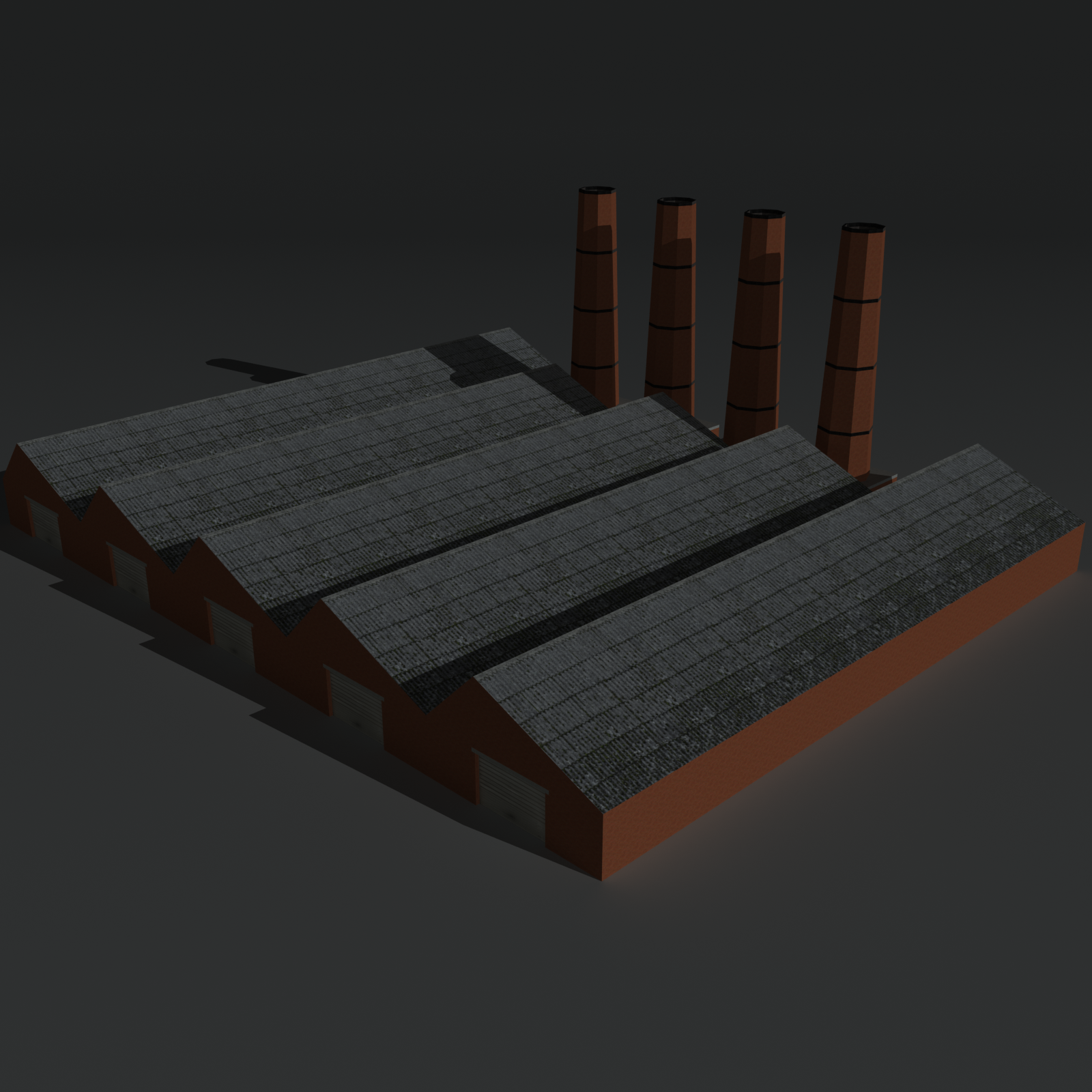 Low Poly Factory Building 14 - Extended Licence by N/A