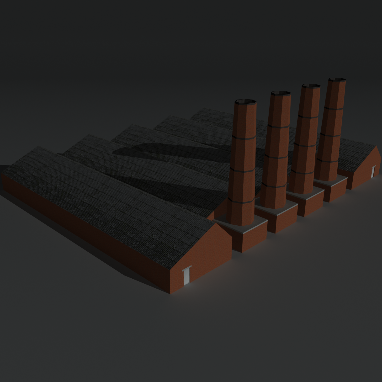 Low Poly Factory Building 14 - Extended Licence by N/A