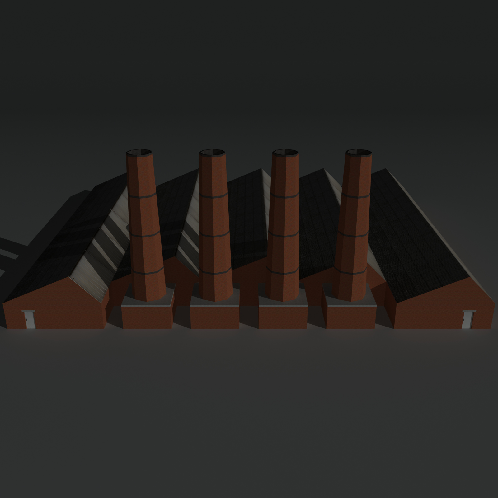 Low Poly Factory Building 14 - Extended Licence by N/A