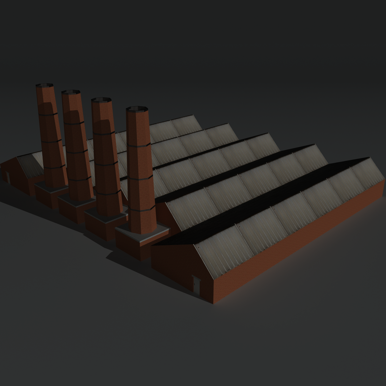 Low Poly Factory Building 14 - Extended Licence by N/A