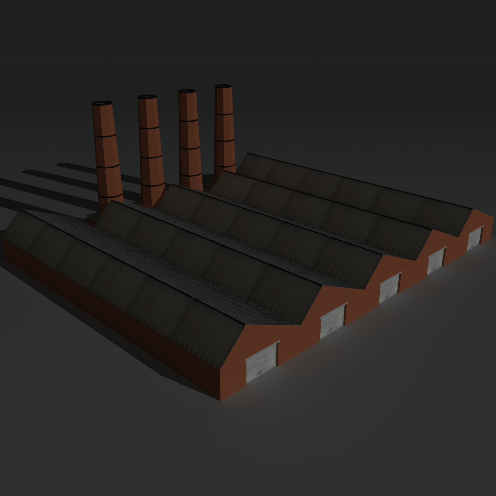 Low Poly Factory Building 14 - Extended Licence by N/A
