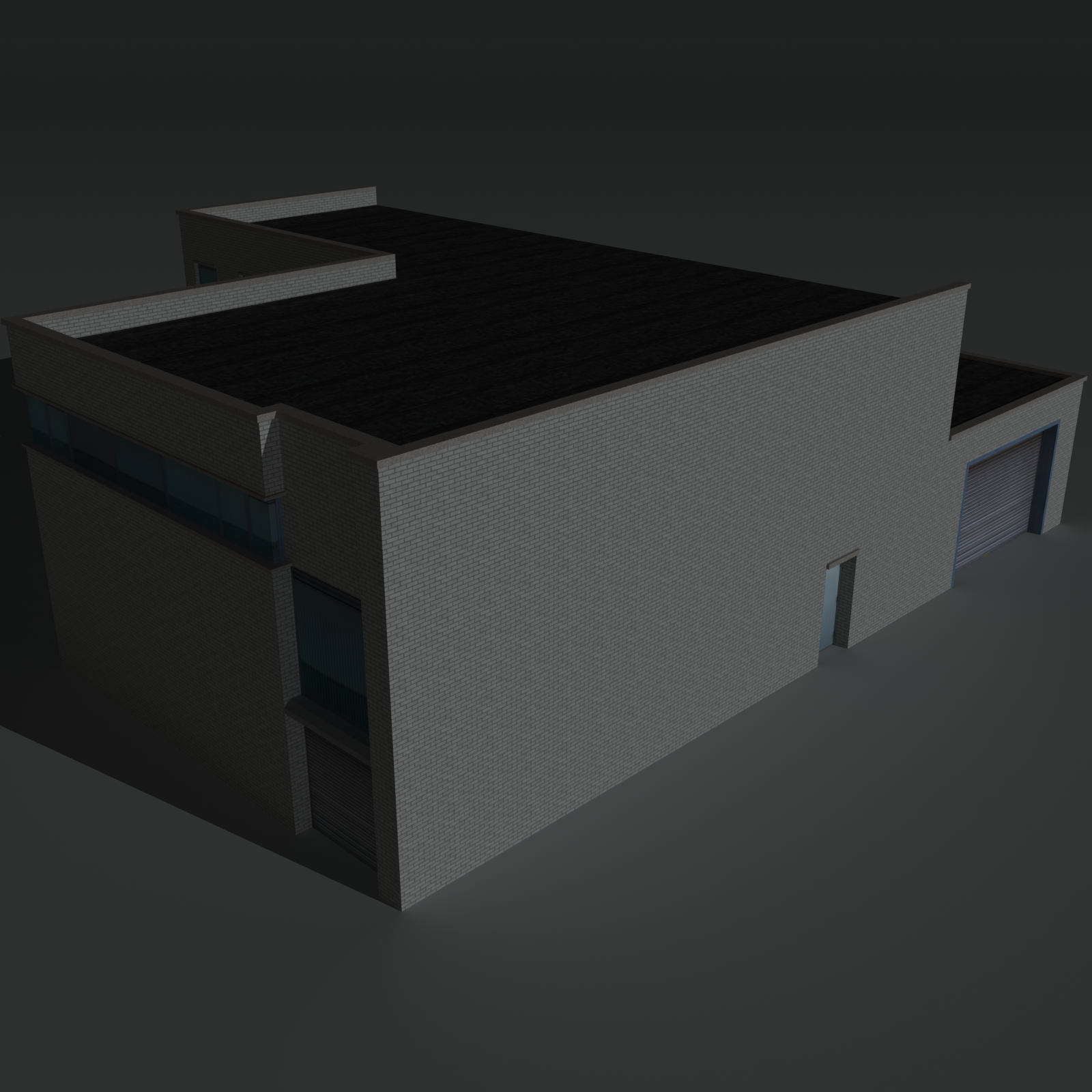 Low Poly Factory Building 16 - Extended Licence by N/A
