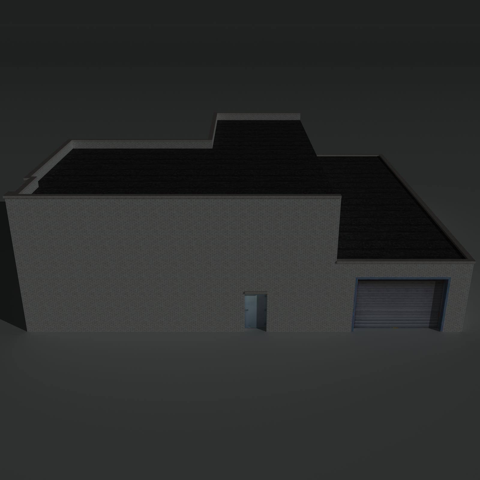 Low Poly Factory Building 16 - Extended Licence by N/A
