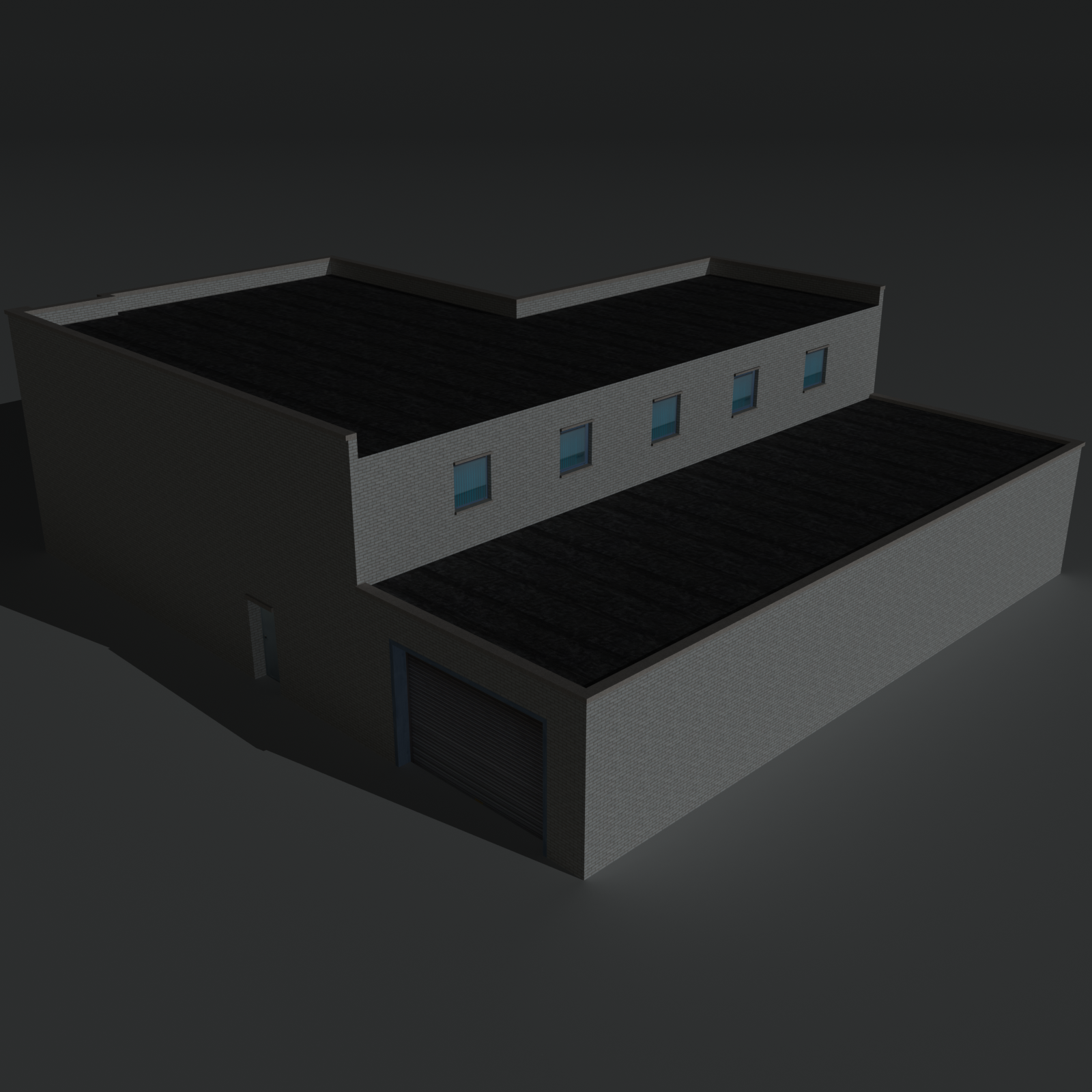 Low Poly Factory Building 16 - Extended Licence by N/A