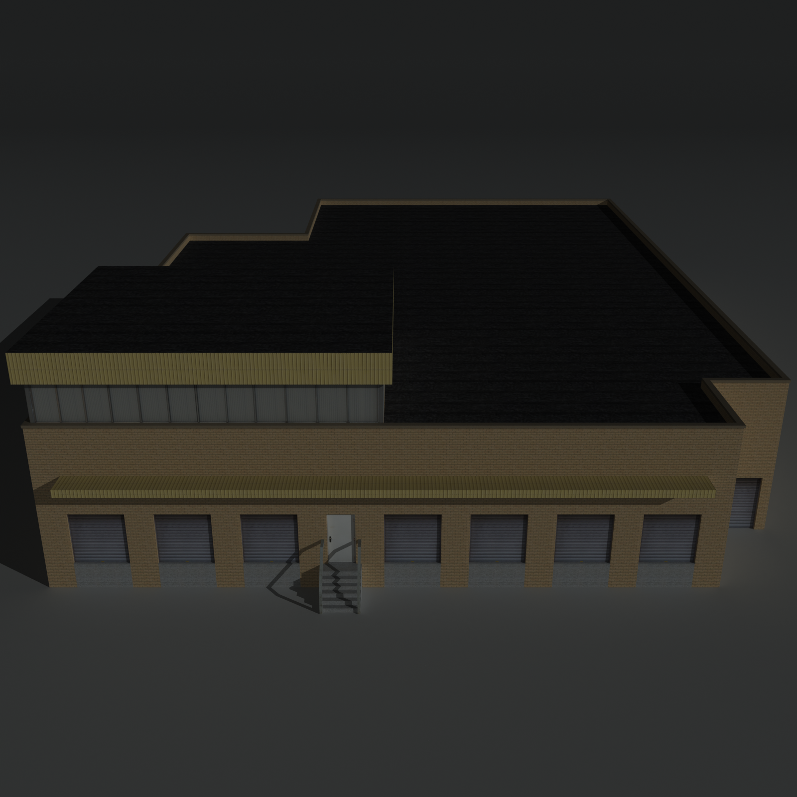 Low Poly Factory Building 18 - Extended Licence by N/A
