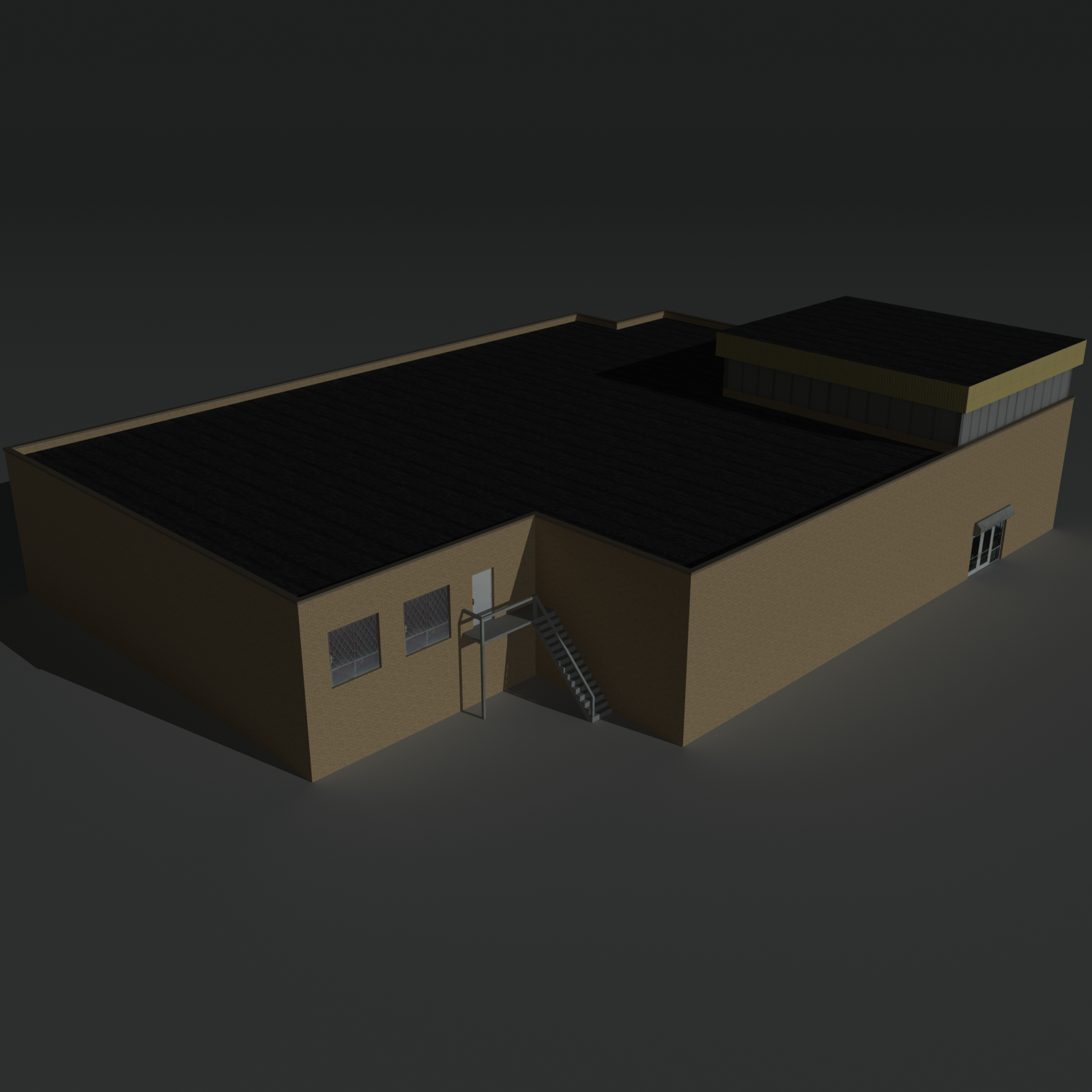 Low Poly Factory Building 18 - Extended Licence by N/A