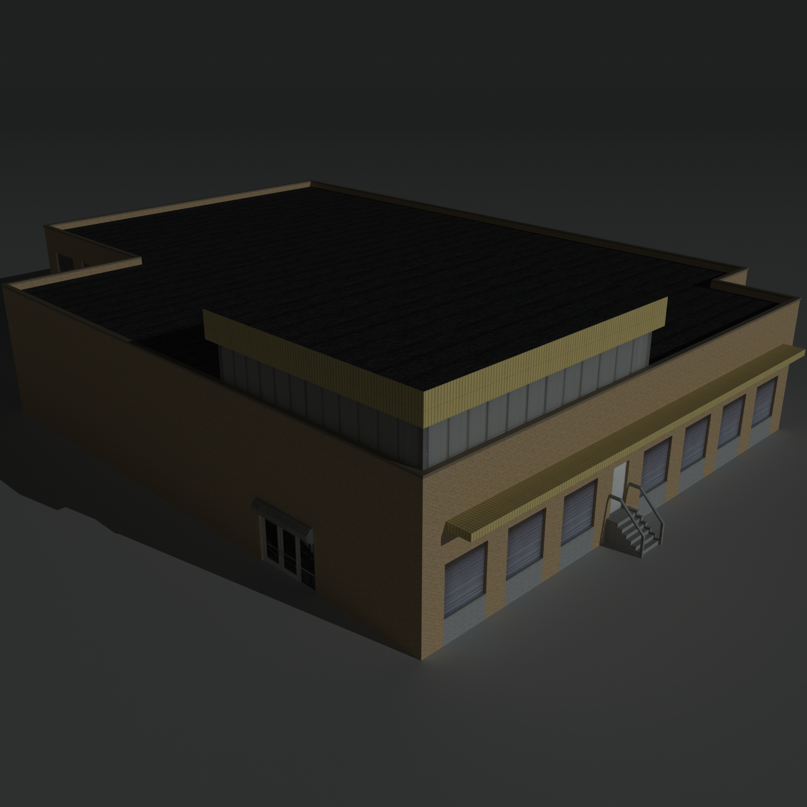 Low Poly Factory Building 18 - Extended Licence by N/A
