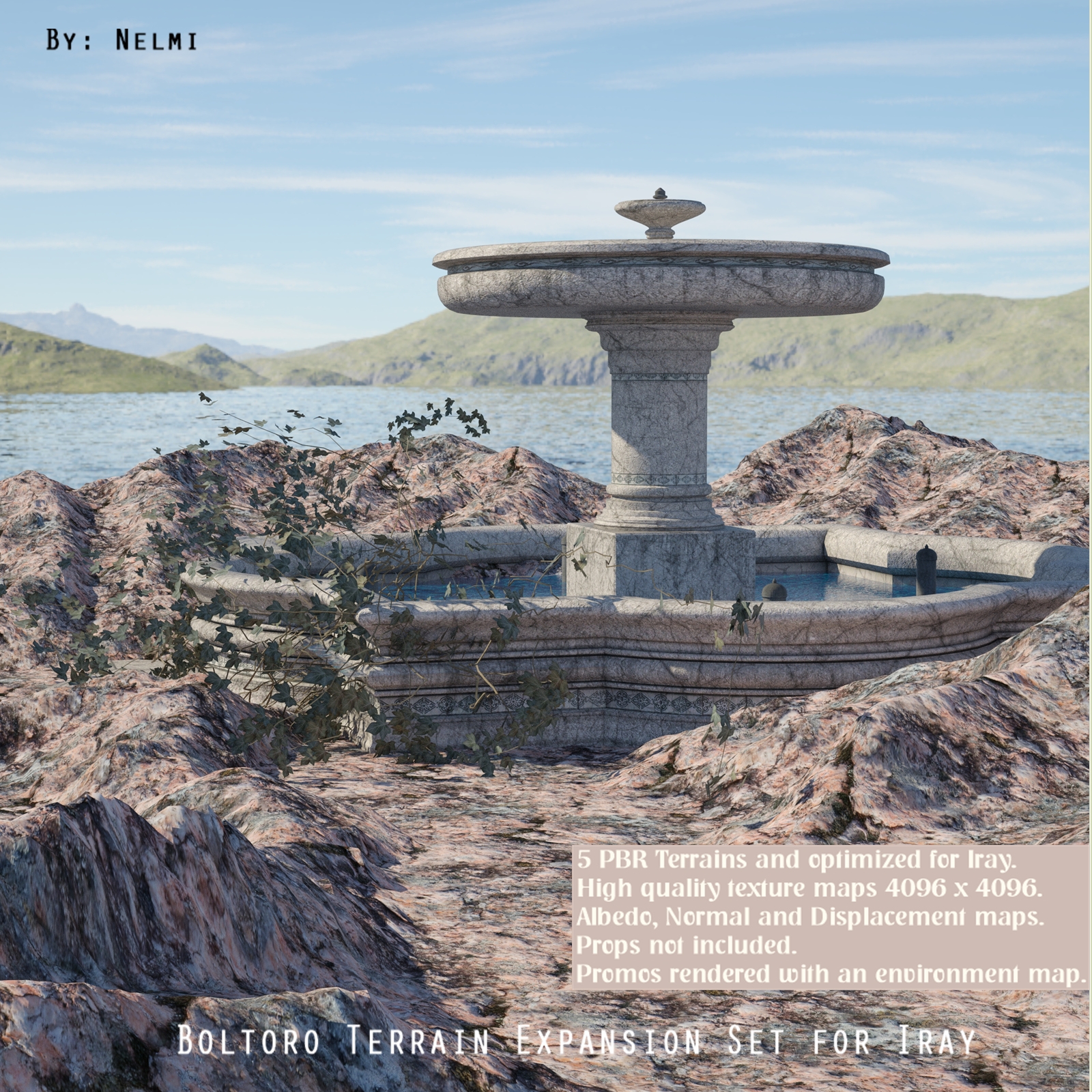 Boltoro Terrain Expansion Set Iray by N/A