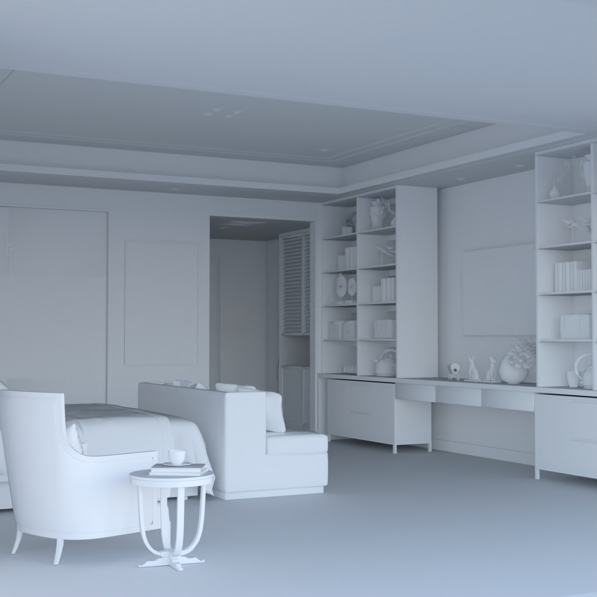 Chinese Hotel Room by N/A