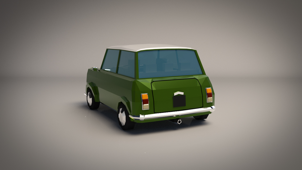 Low-Poly Cartoon City Car - Extended License by N/A