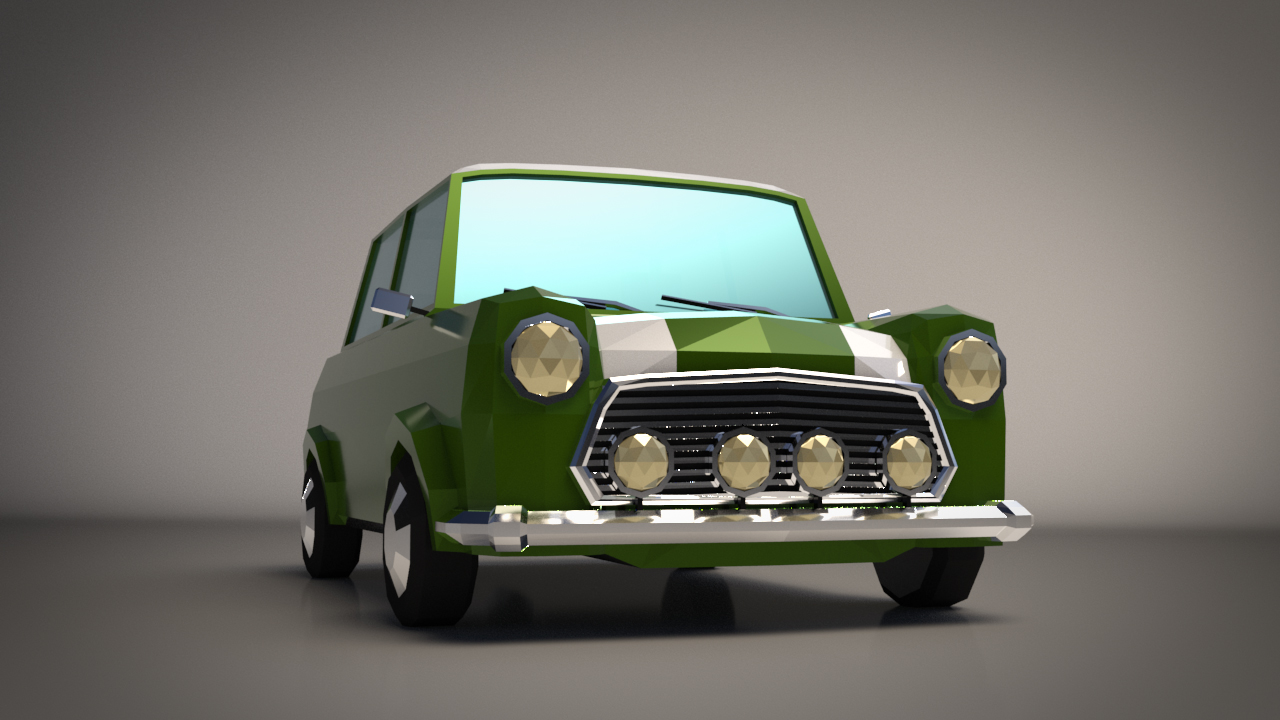 Low-Poly Cartoon City Car - Extended License by N/A