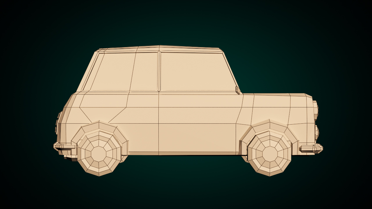 Low-Poly Cartoon City Car - Extended License by N/A