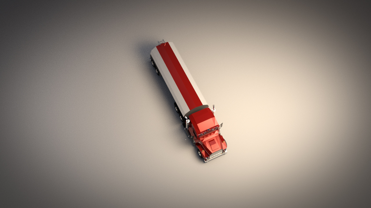 Low-Poly Cartoon Tank Truck - Extended License by N/A