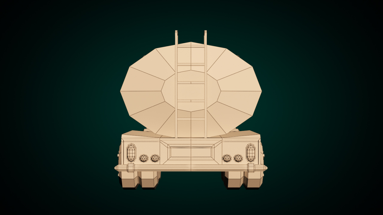 Low-Poly Cartoon Tank Truck - Extended License by N/A