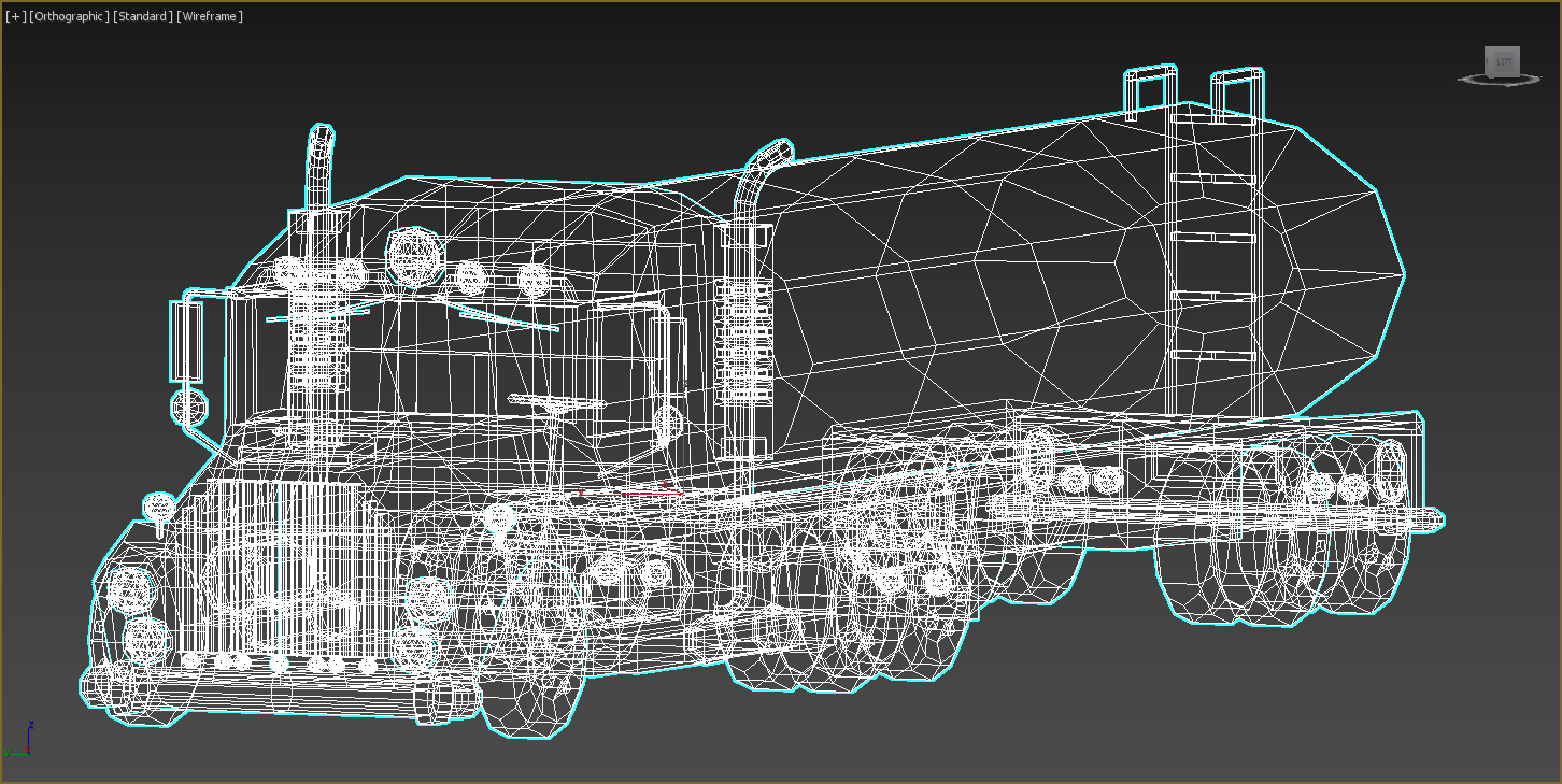 Low-Poly Cartoon Tank Truck - Extended License by N/A