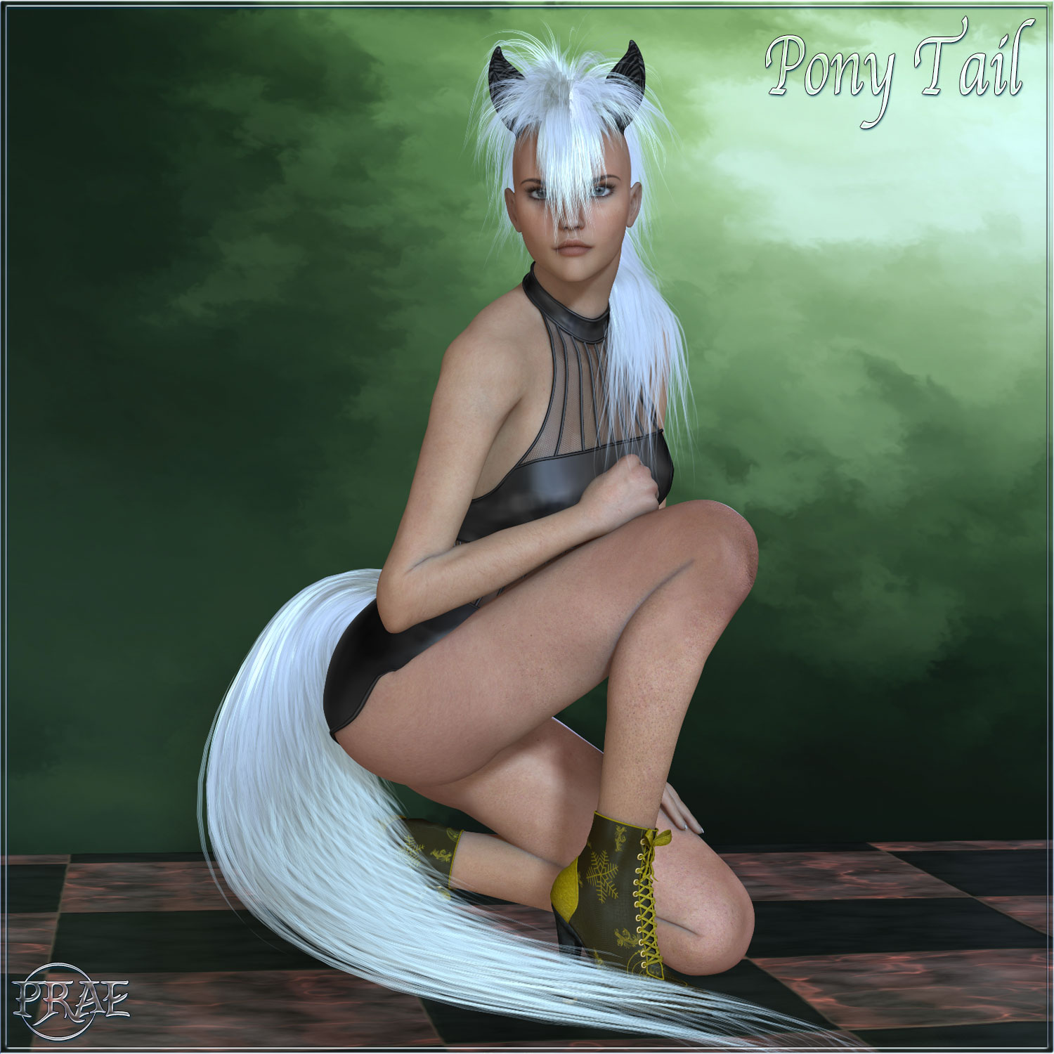 Prae-Pony Tail V4 M4 Poser by N/A