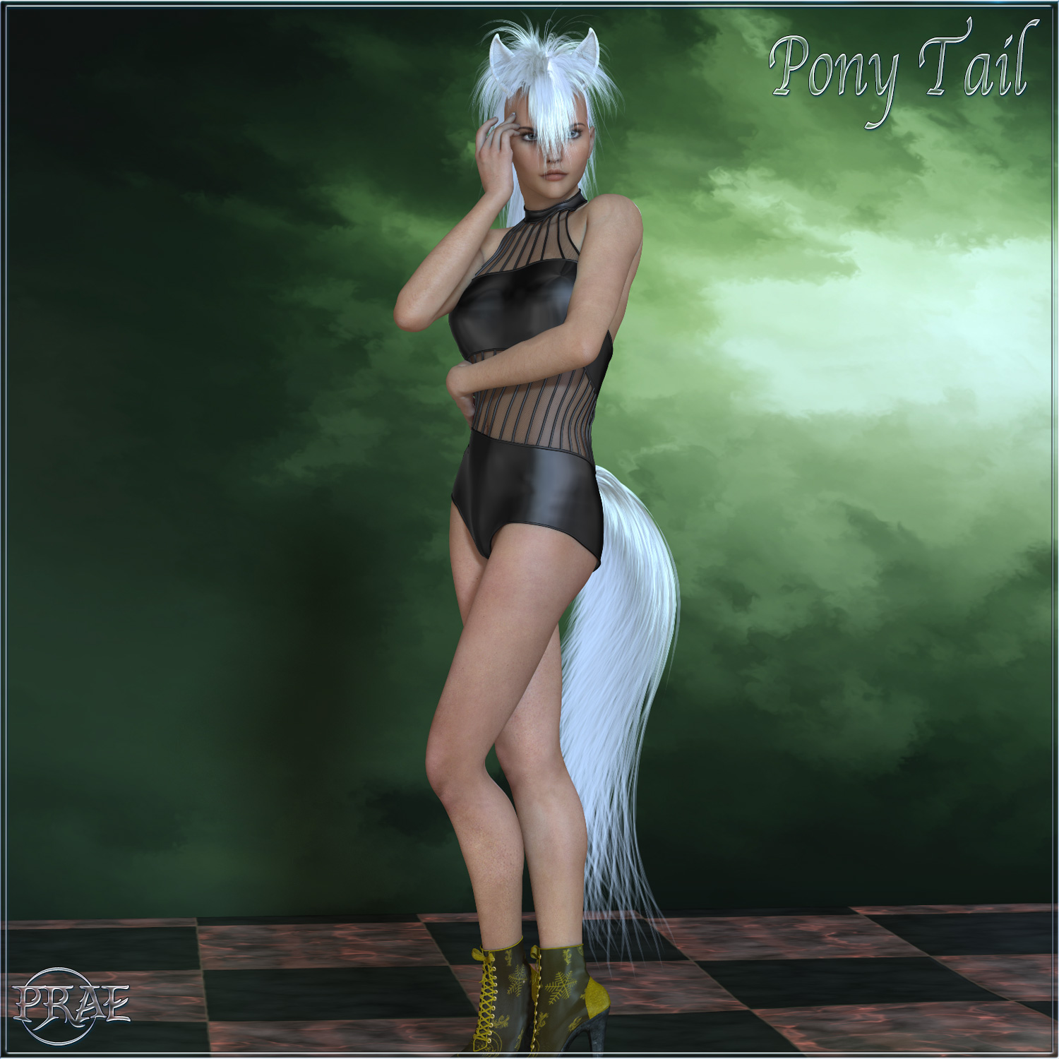 Prae-Pony Tail V4 M4 Poser by N/A