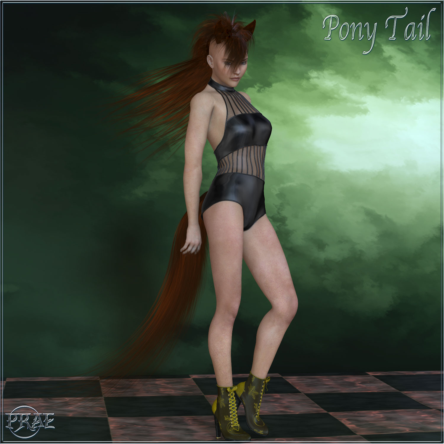 Prae-Pony Tail V4 M4 Poser by N/A