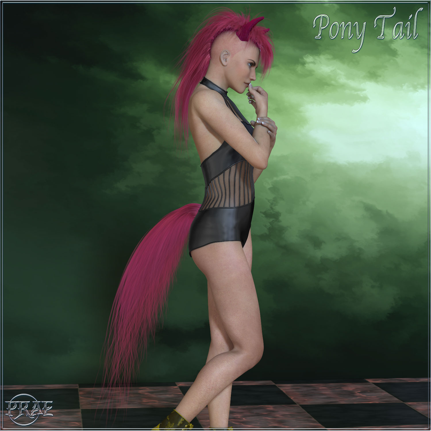 Prae-Pony Tail V4 M4 Poser by N/A