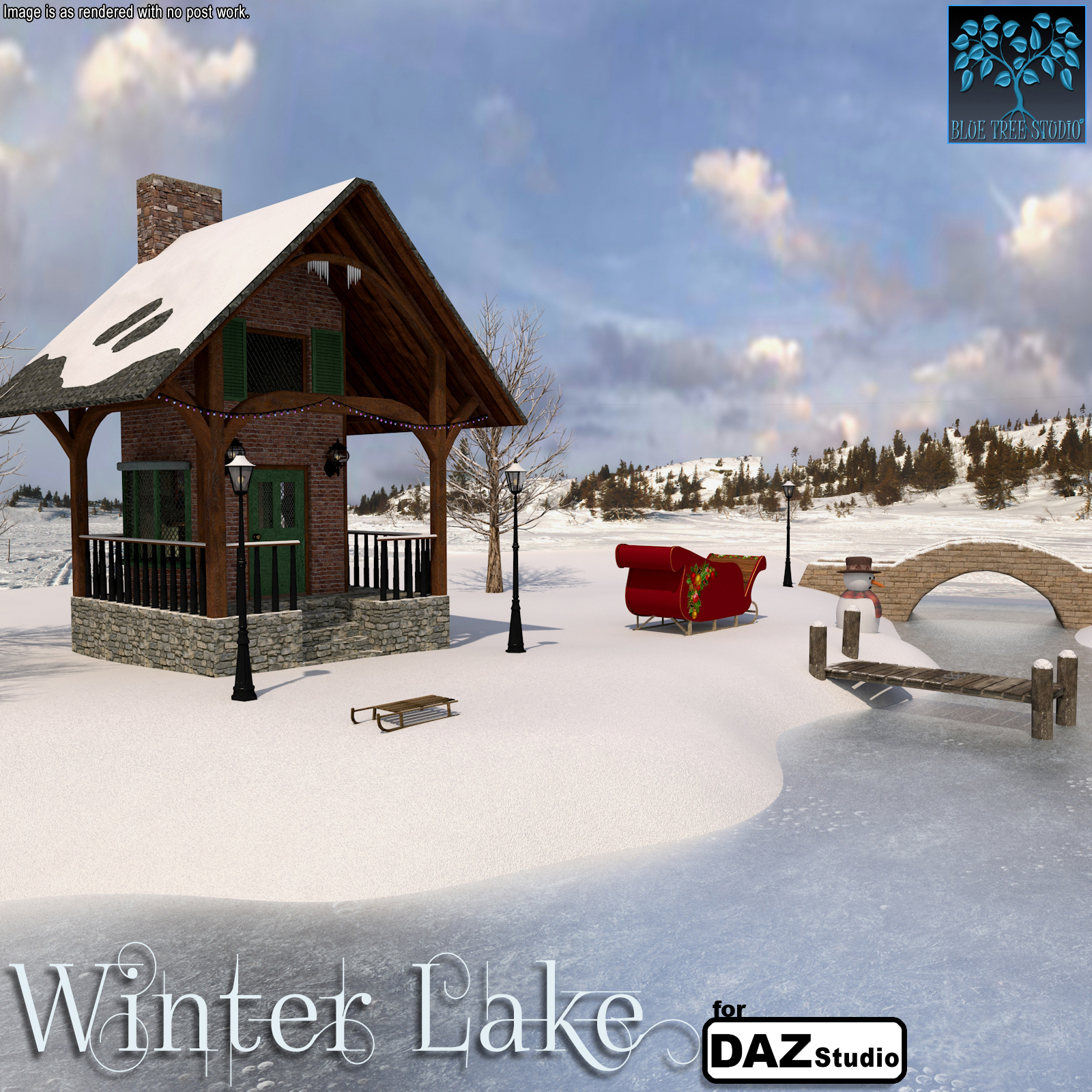 Winter Lake for Daz Studio by N/A