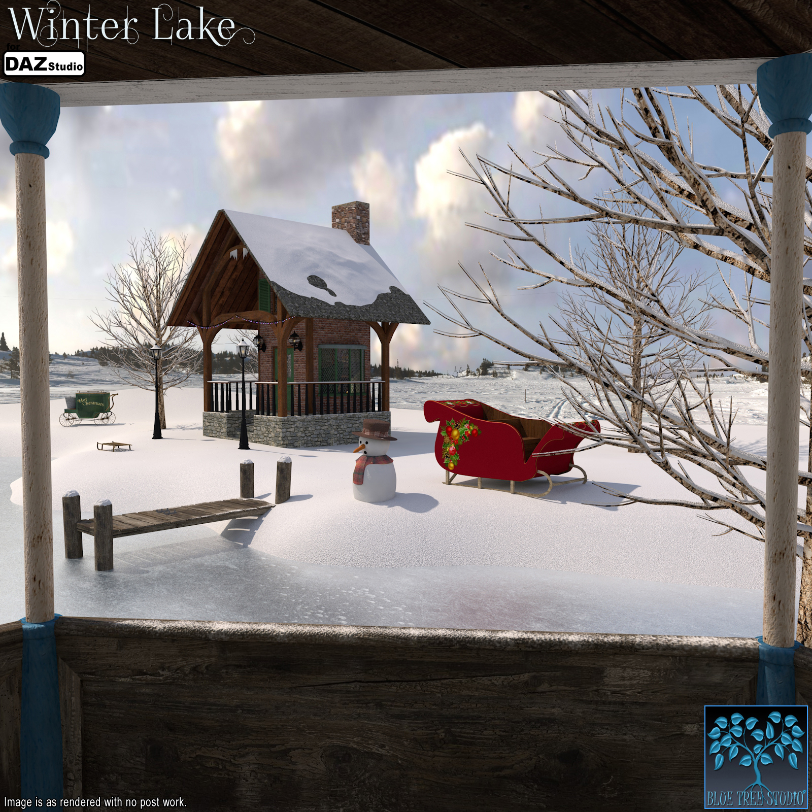 Winter Lake for Daz Studio by N/A