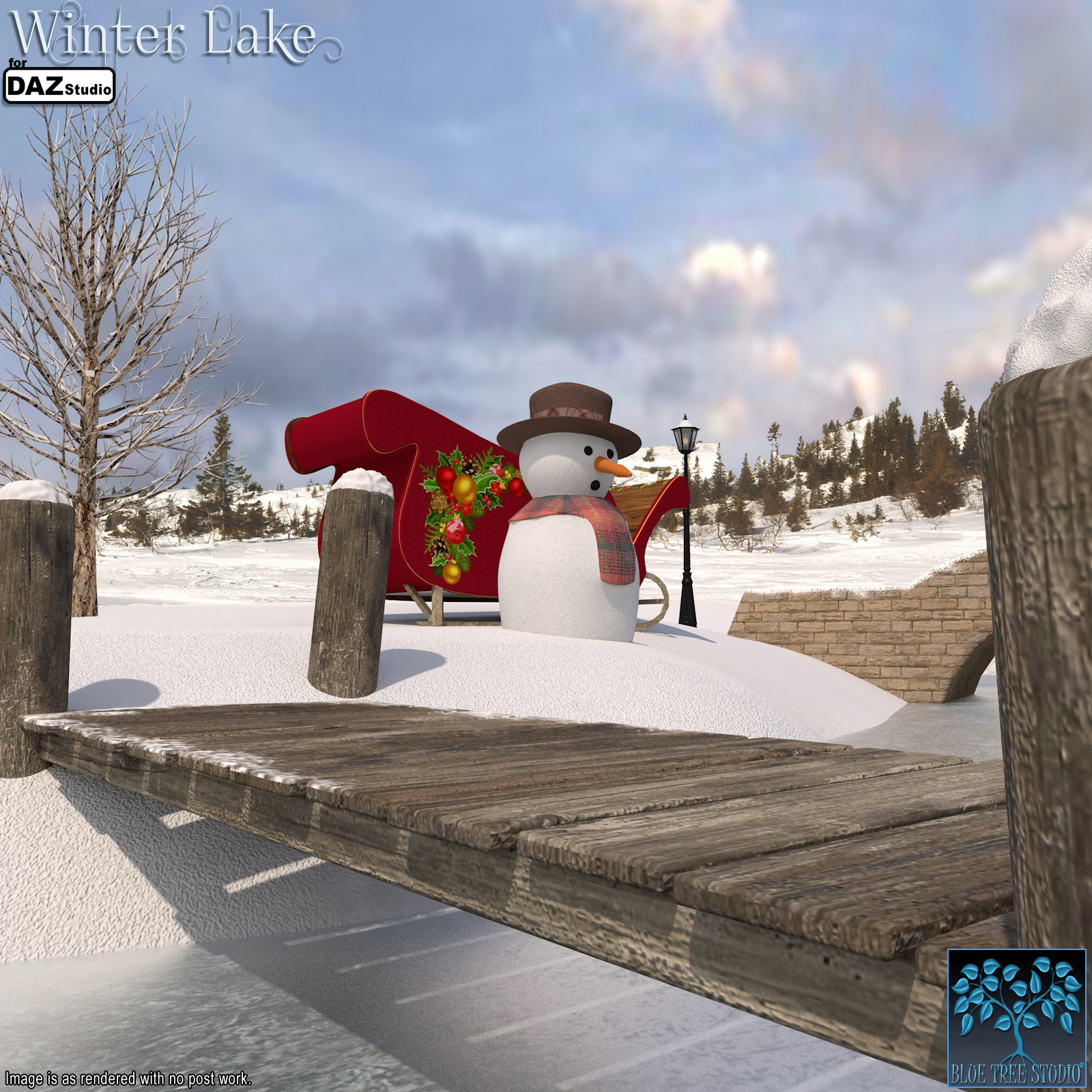 Winter Lake for Daz Studio by N/A