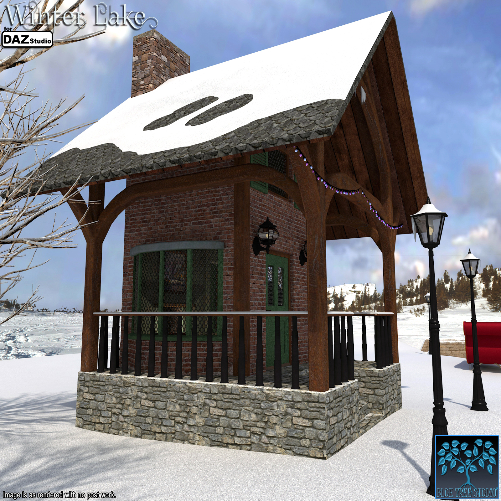 Winter Lake for Daz Studio by N/A