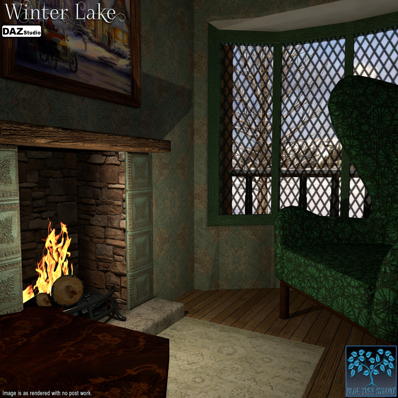 Winter Lake for Daz Studio by N/A