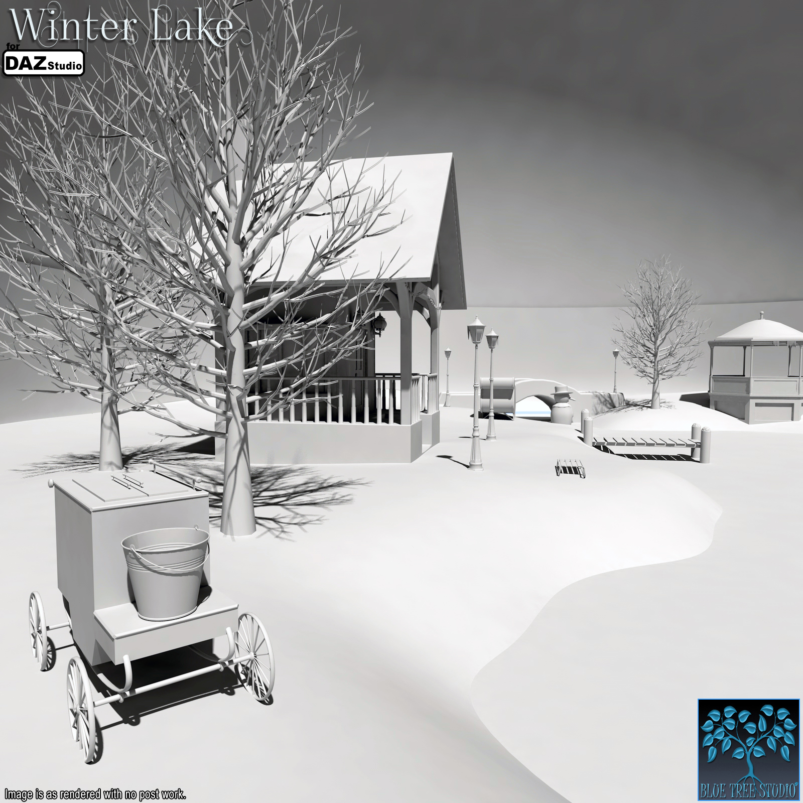 Winter Lake for Daz Studio by N/A