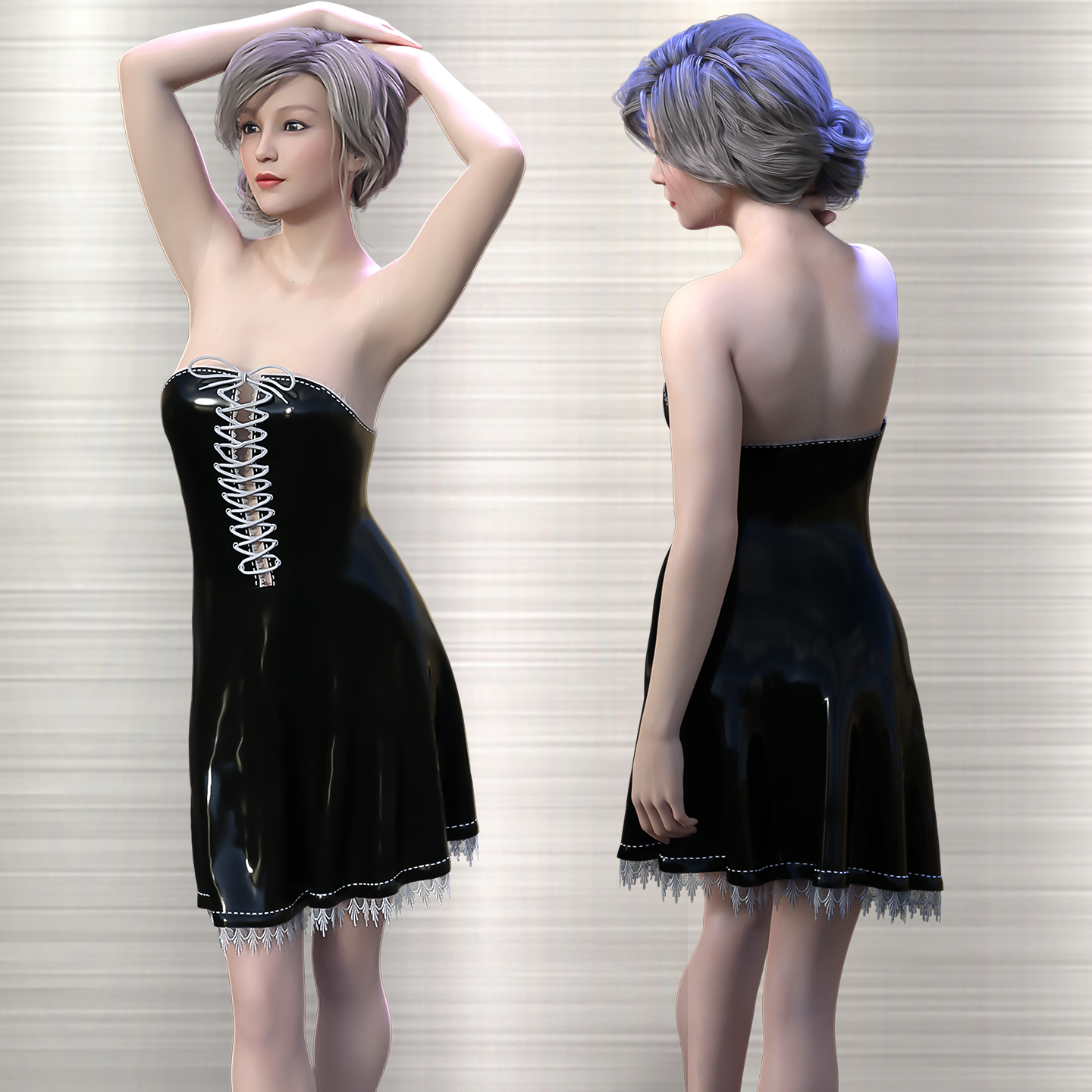 Lacy dress for G8F by N/A