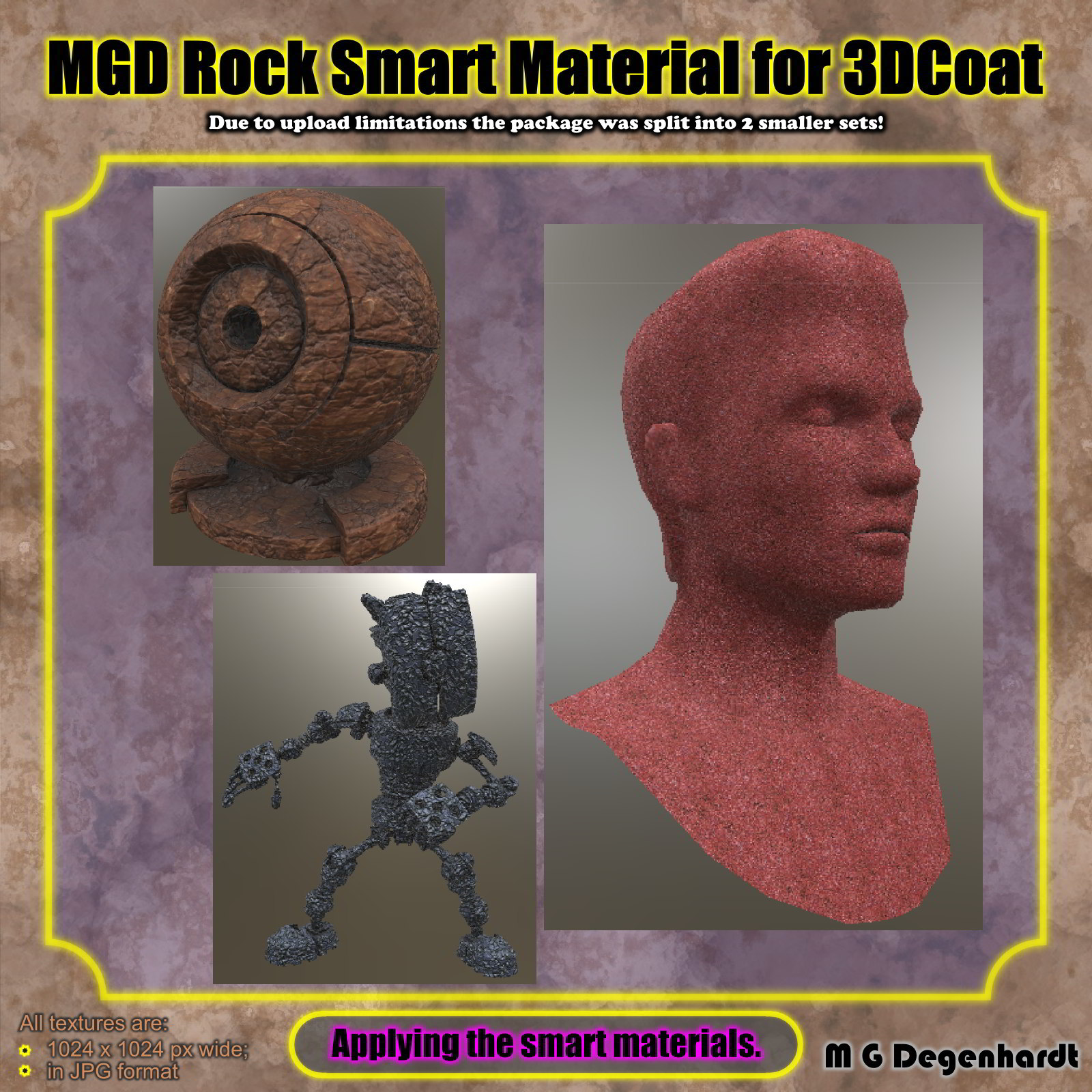MGD Rock Smart Materials for 3DCoat by N/A