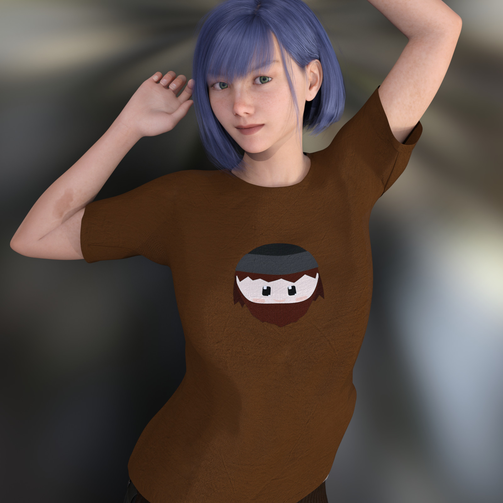 Just a T-Shirt for G8F Iray - Genesis 8 Female Shirt by N/A