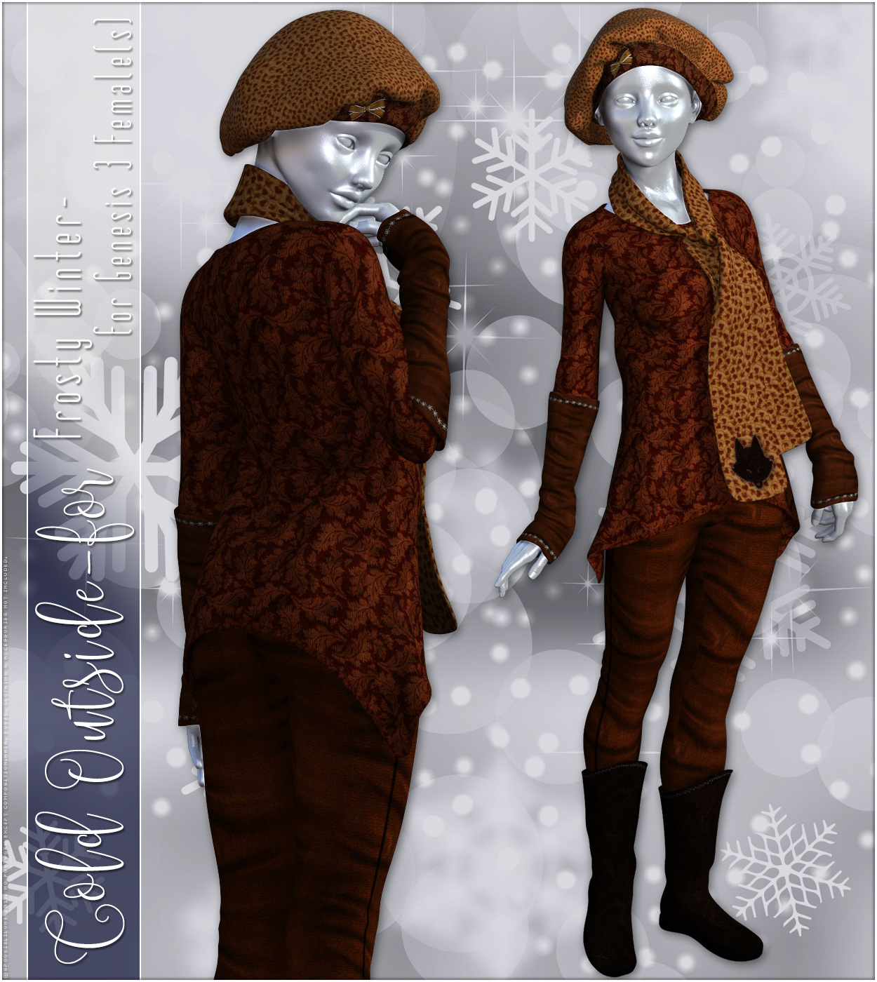 Cold Outside for Frosty Winter Genesis 3 Female(s) by N/A