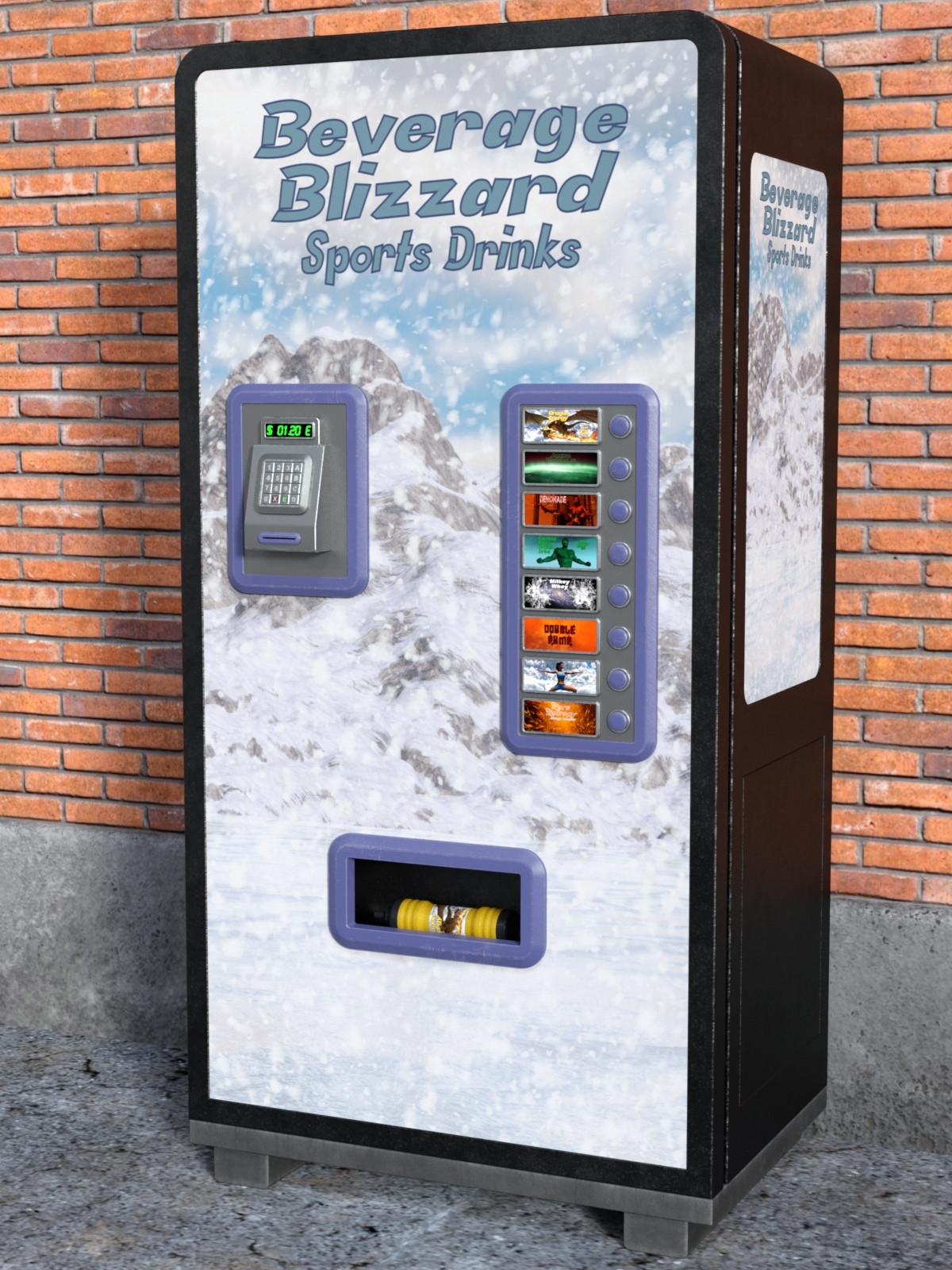 Sports Drink Vending Machine by N/A