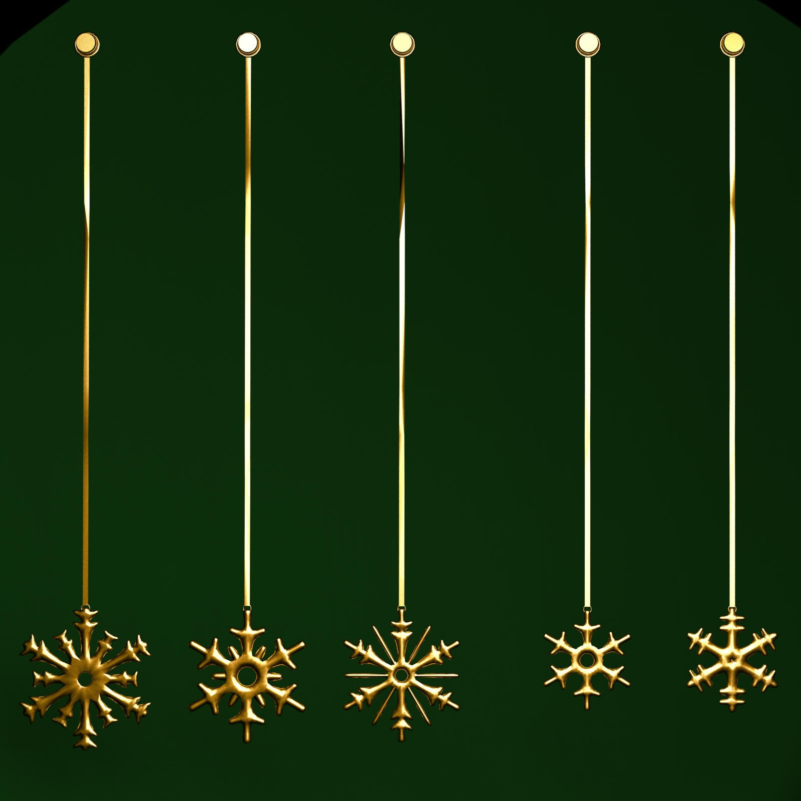 Gold Christmas Elements - VUE by N/A