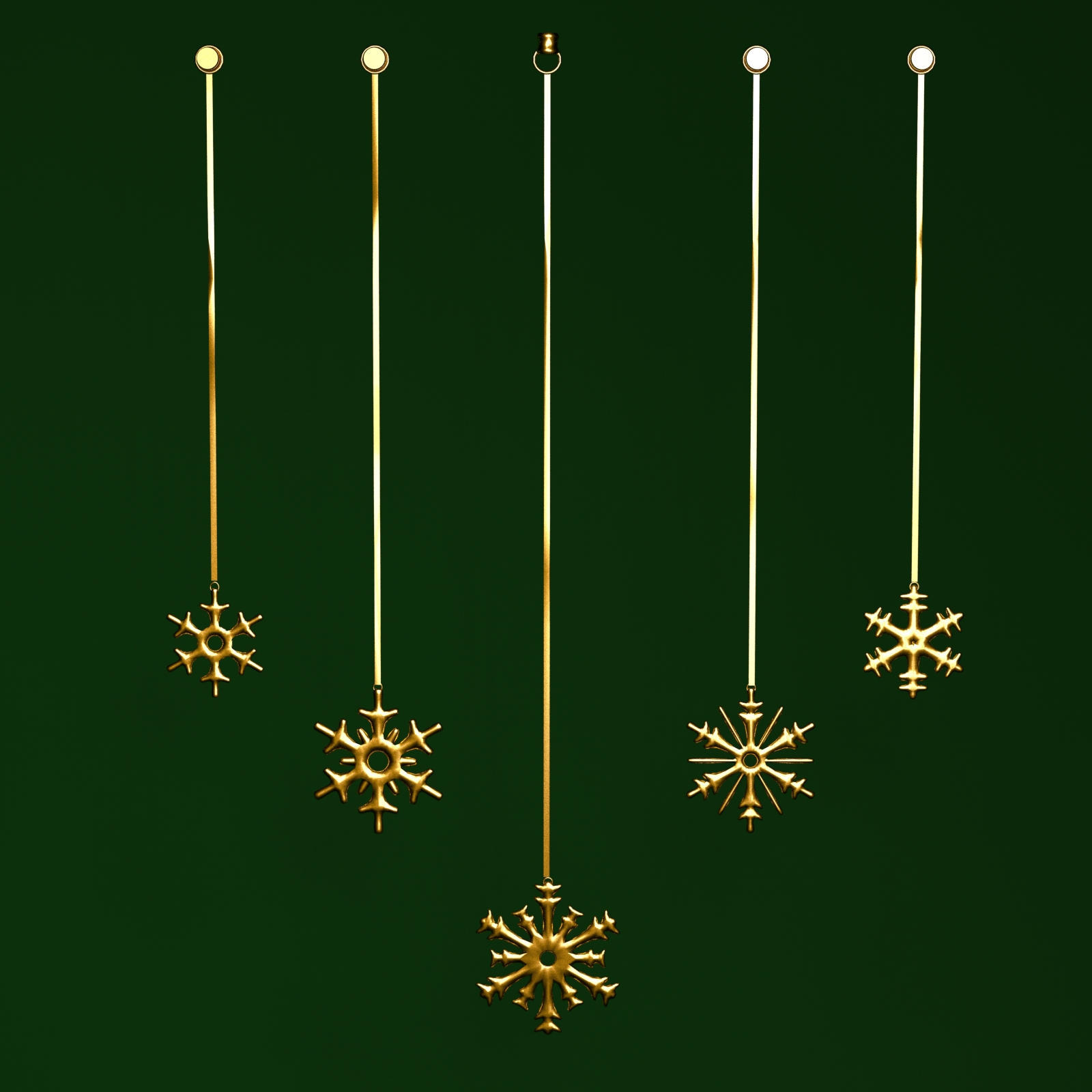 Gold Christmas Elements - VUE by N/A