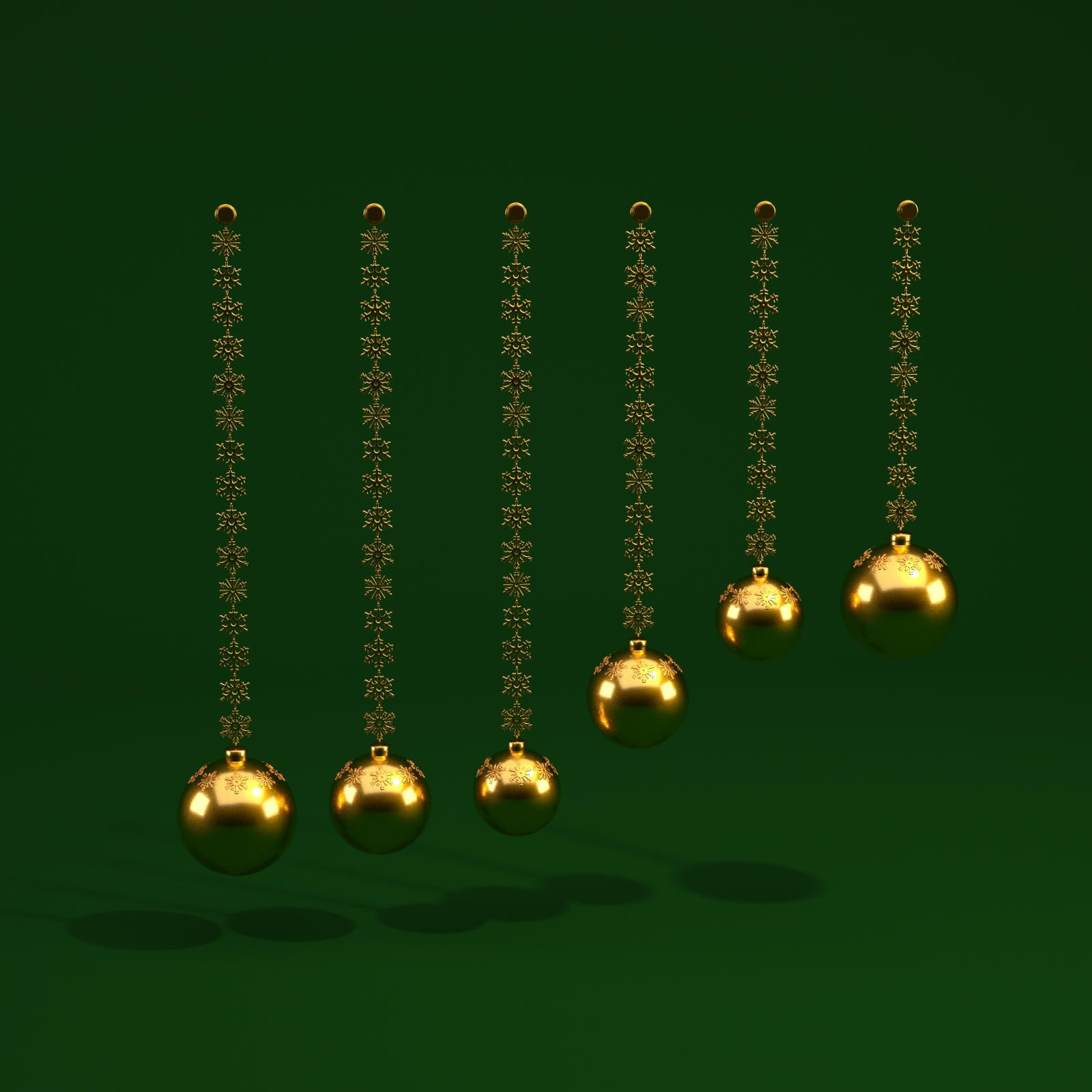 Gold Christmas Elements - VUE by N/A