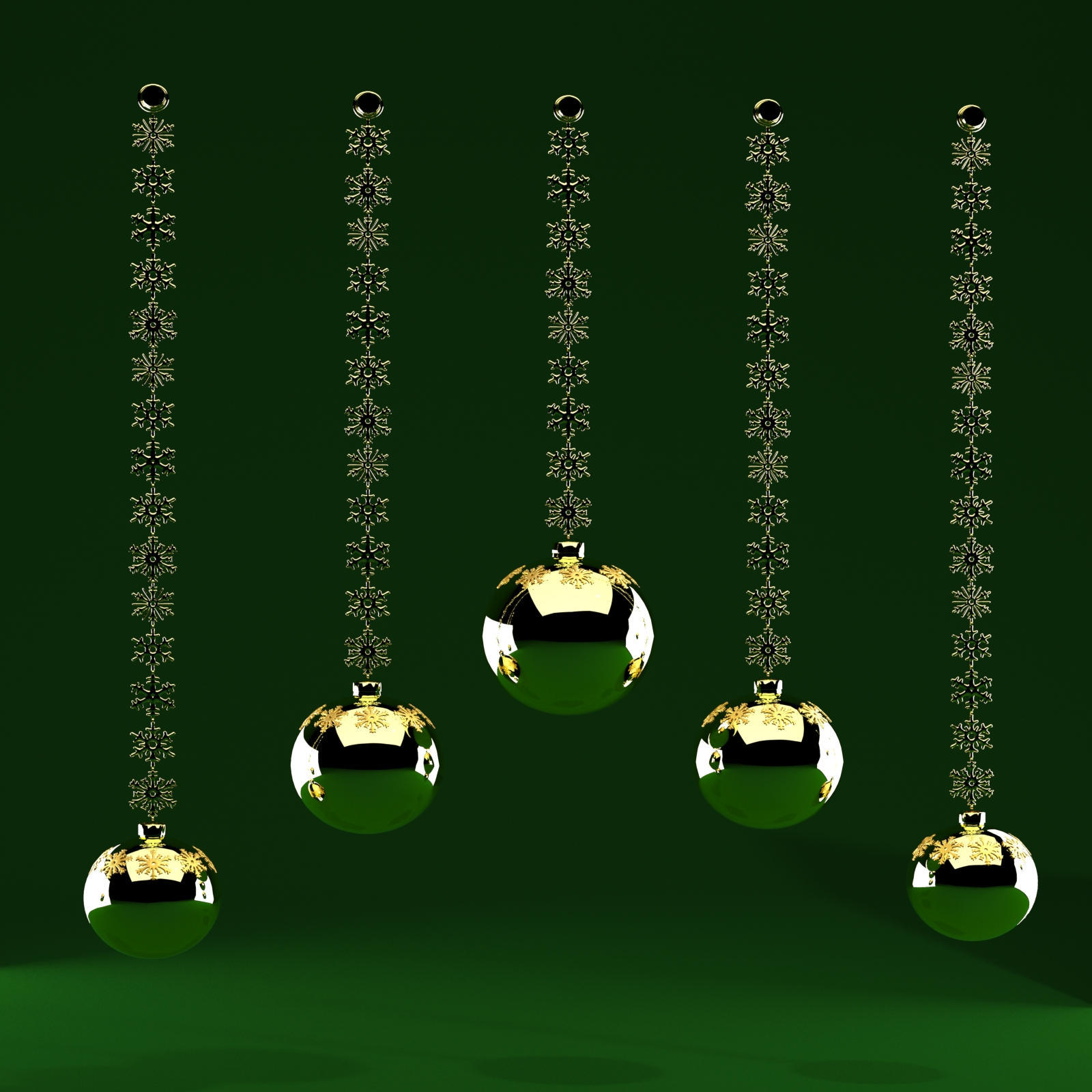Gold Christmas Elements - VUE by N/A
