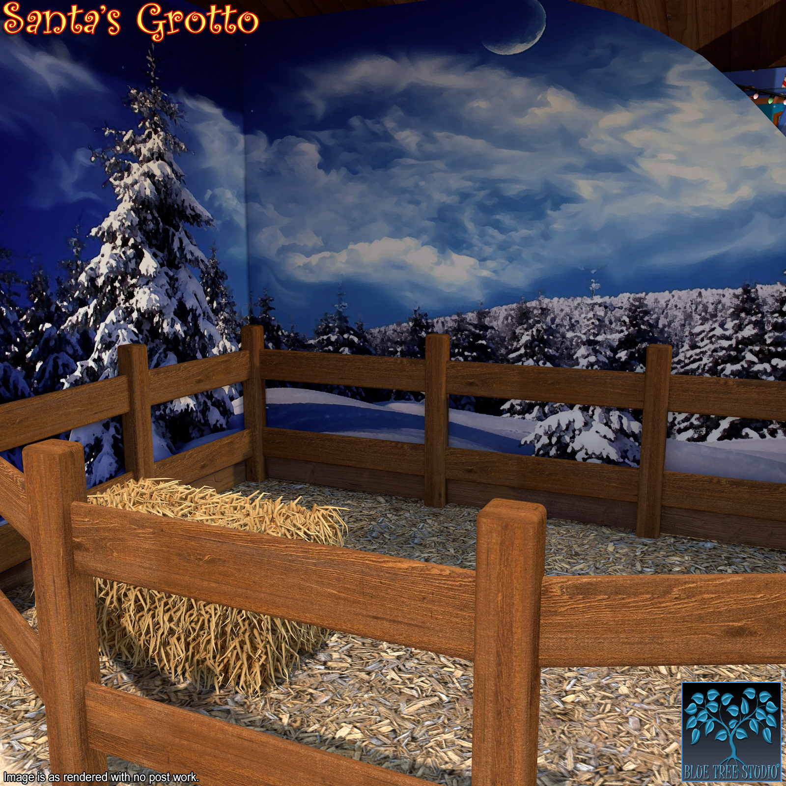 Santa's Grotto for Poser by N/A