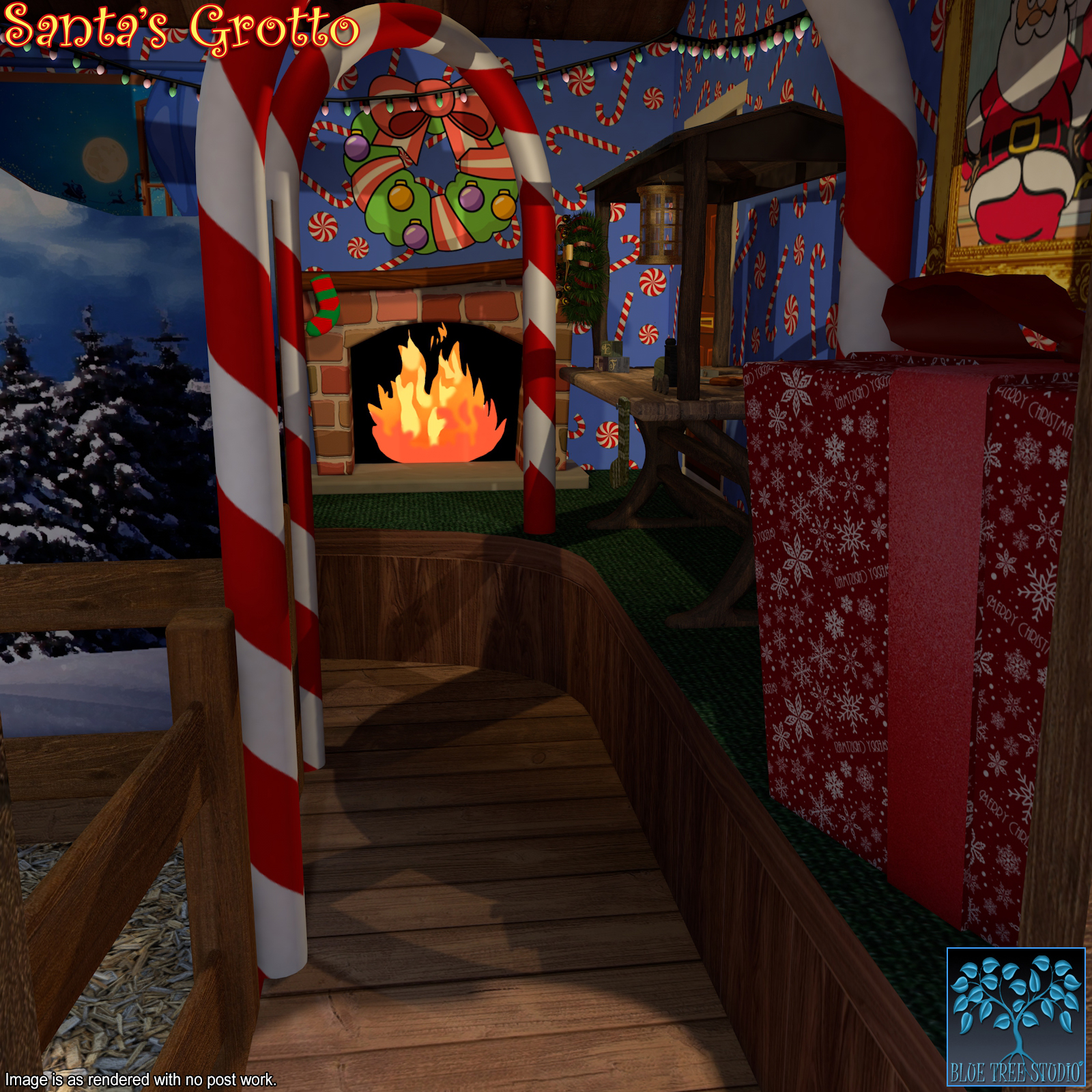 Santa's Grotto for Poser by N/A